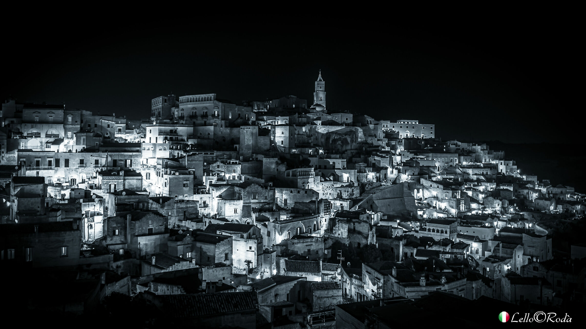 Matera by night