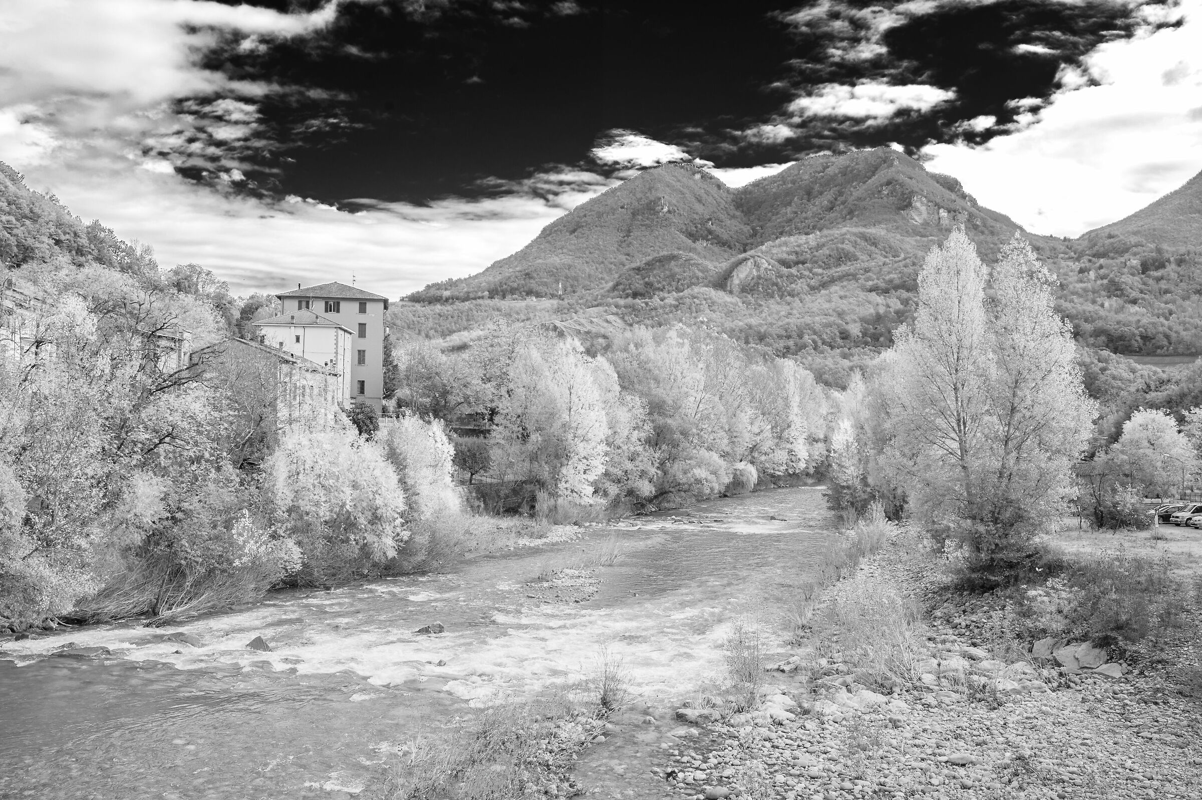 Bolognese Landscape Almost Infrared 2