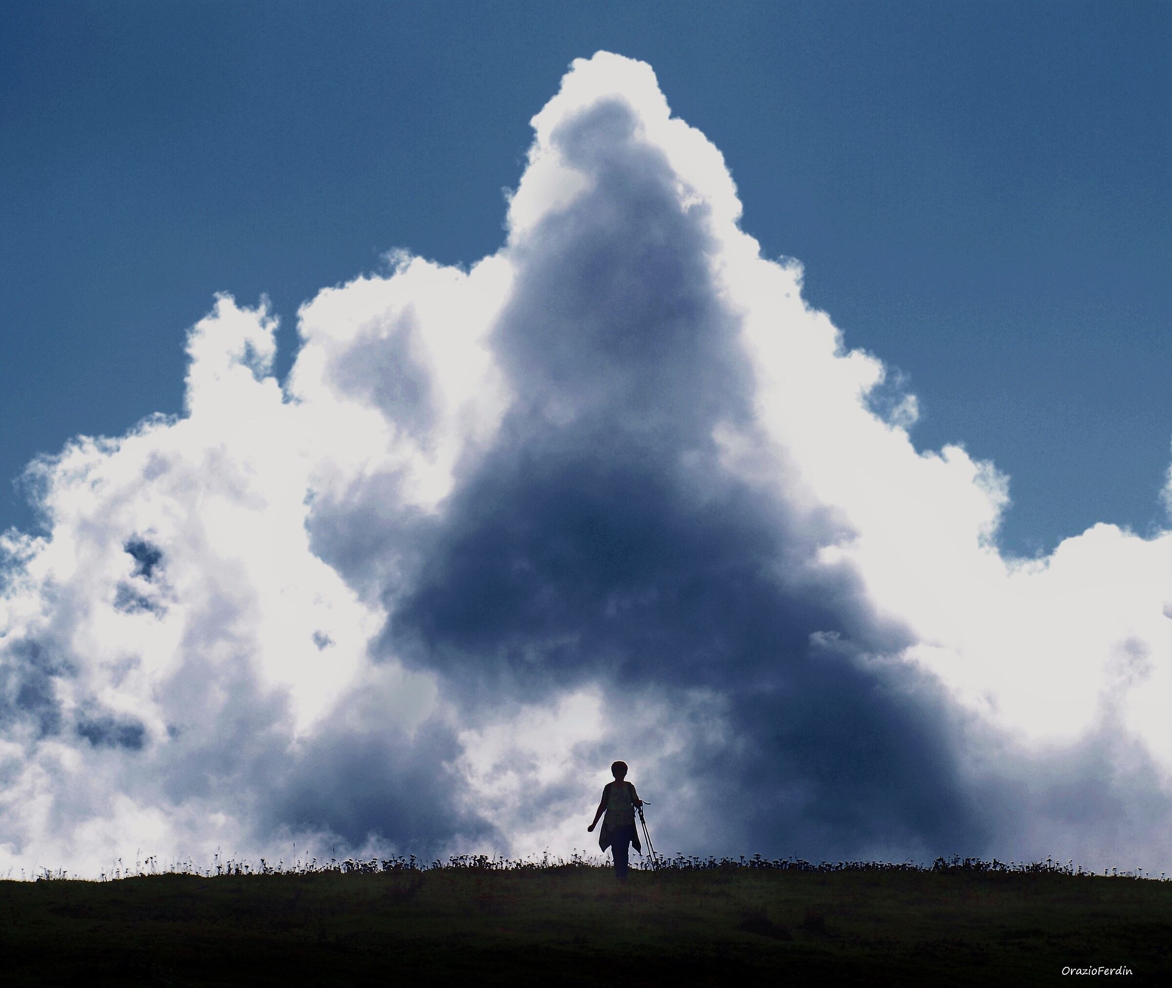 Nuvola piramidale in Lessinia