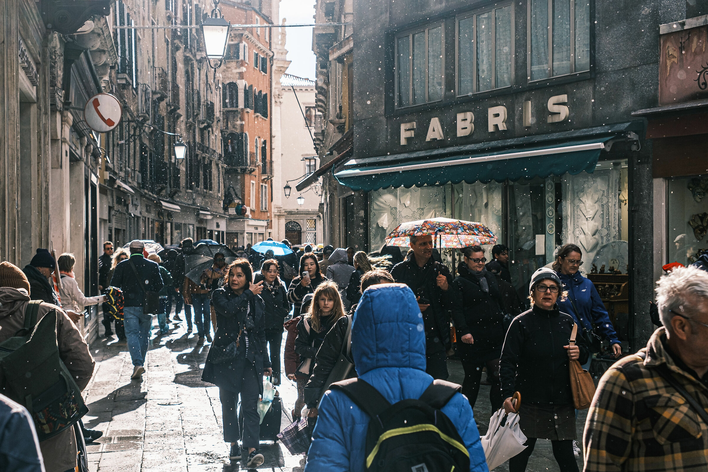 Rain and sun in Venice