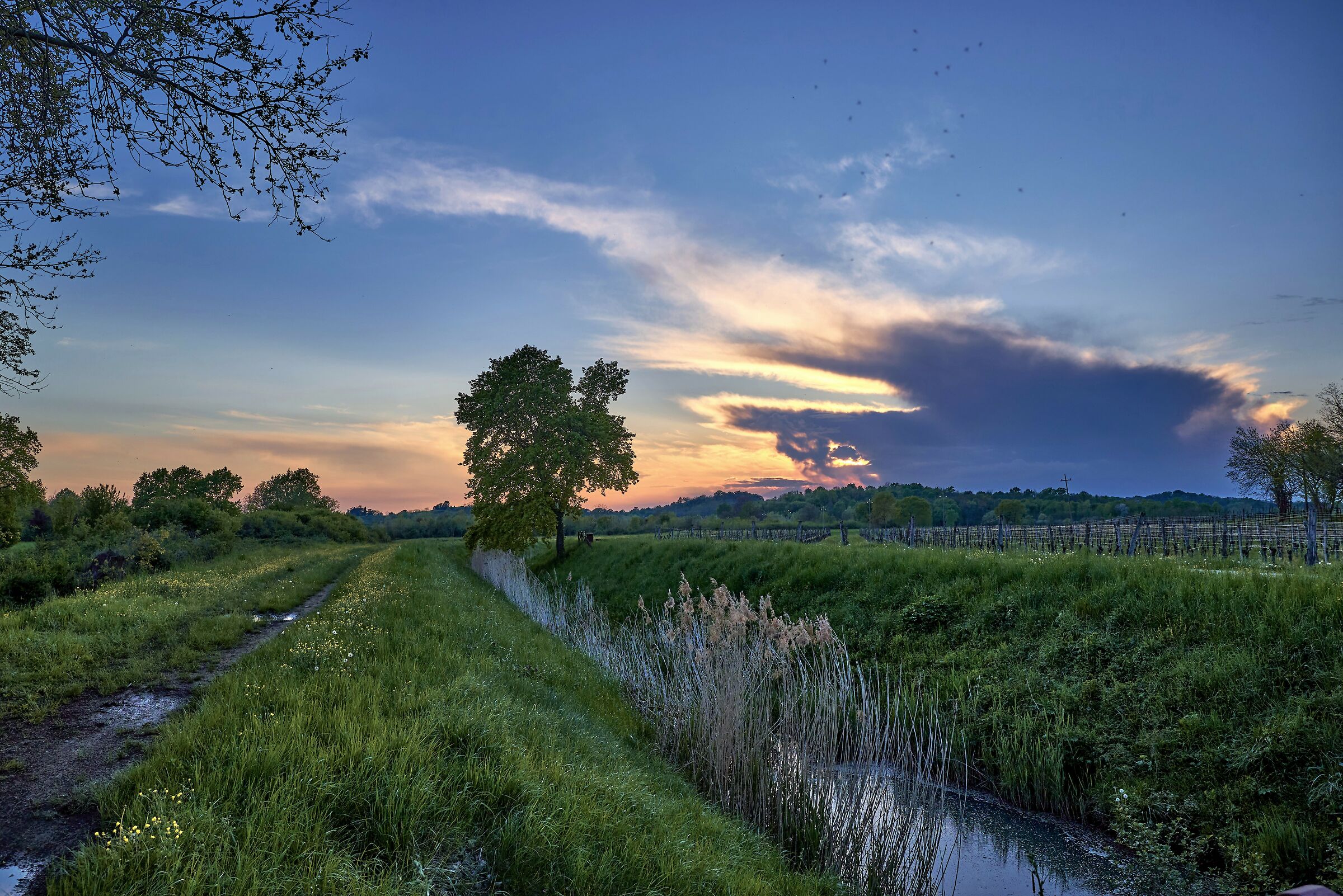 Tramonto sul Preval, novembre