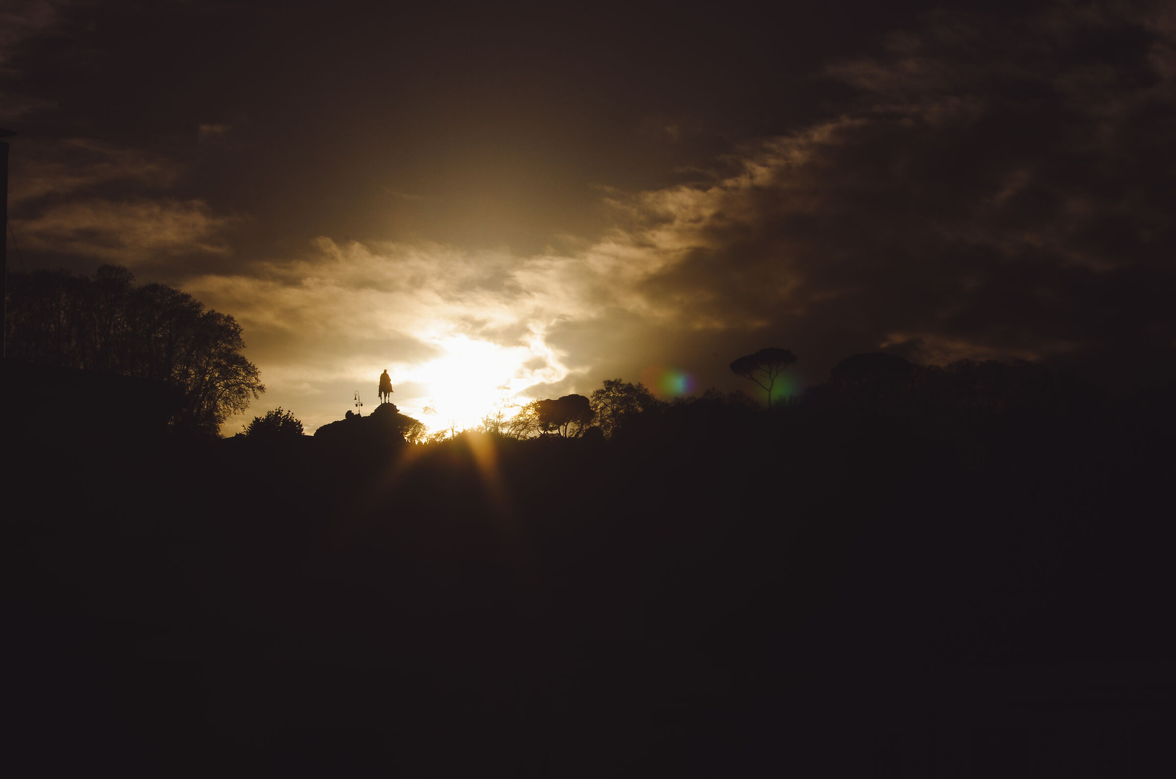 Tramonto sul Gianicolo