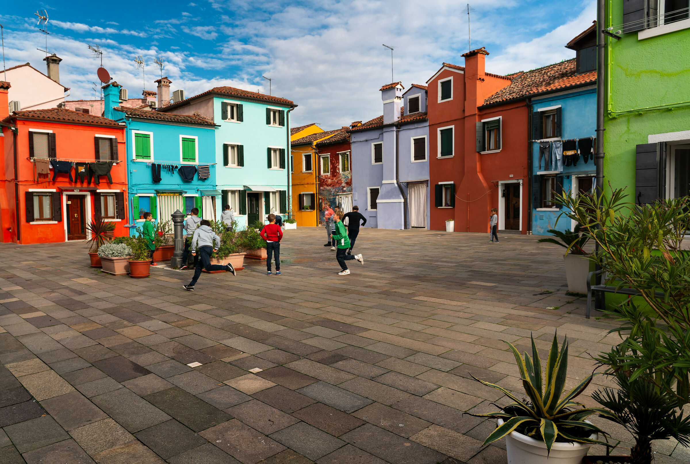 Giocando a burano