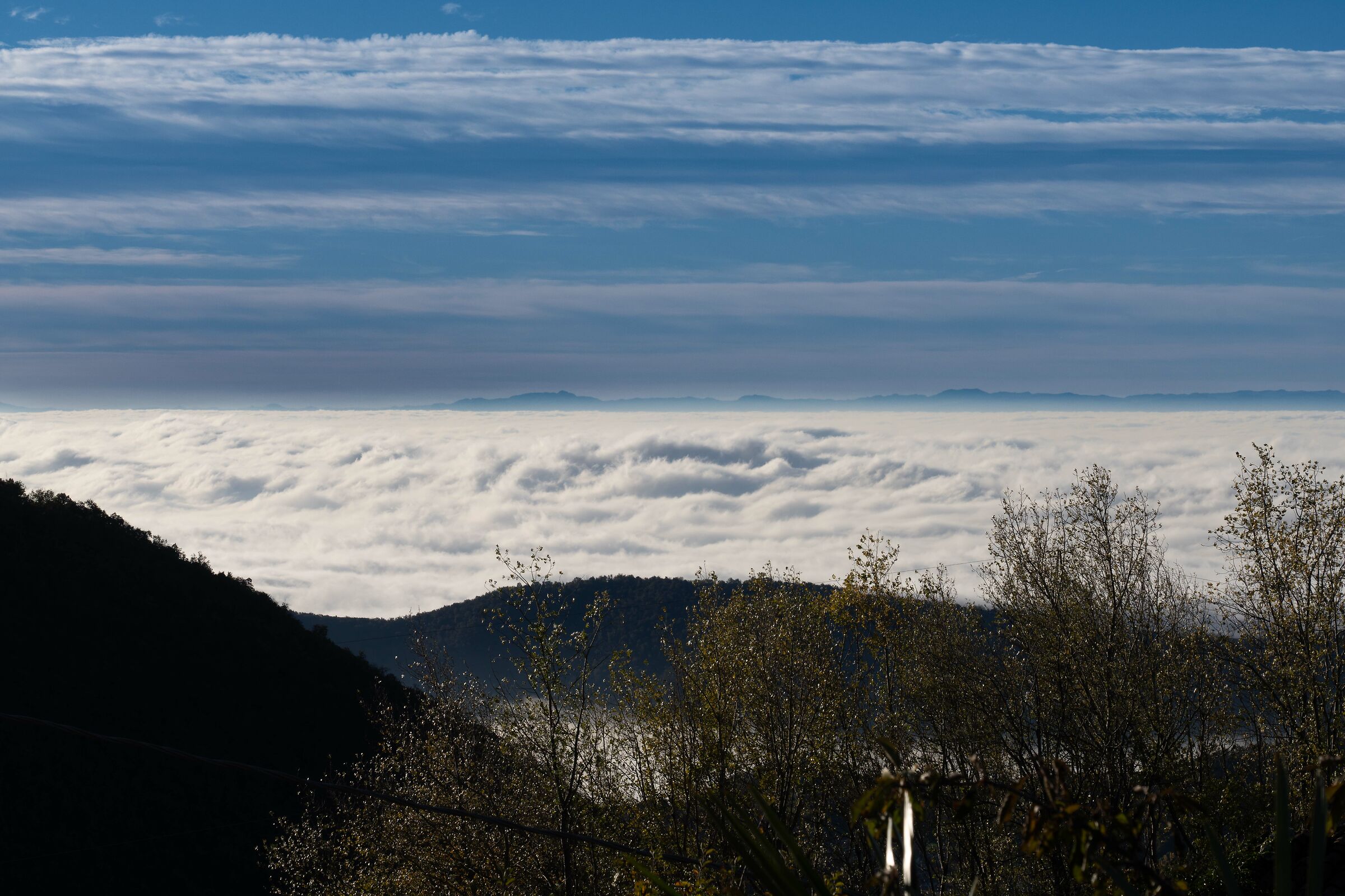 Autunno padano - l'inverno sta arrivando - Appennini