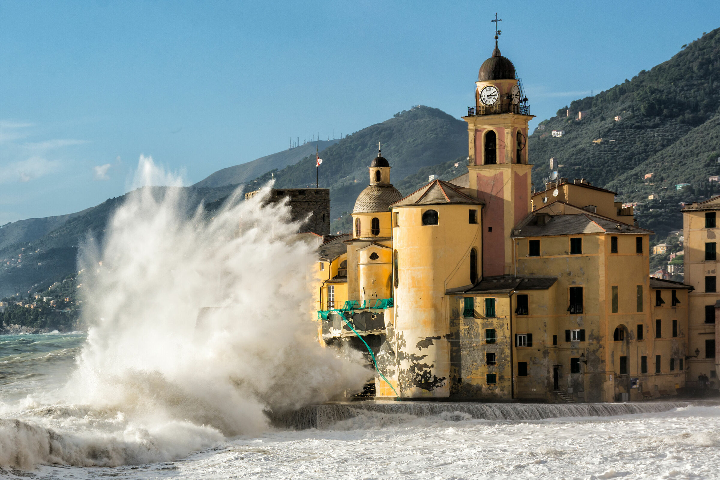 La mareggiata di Camogli