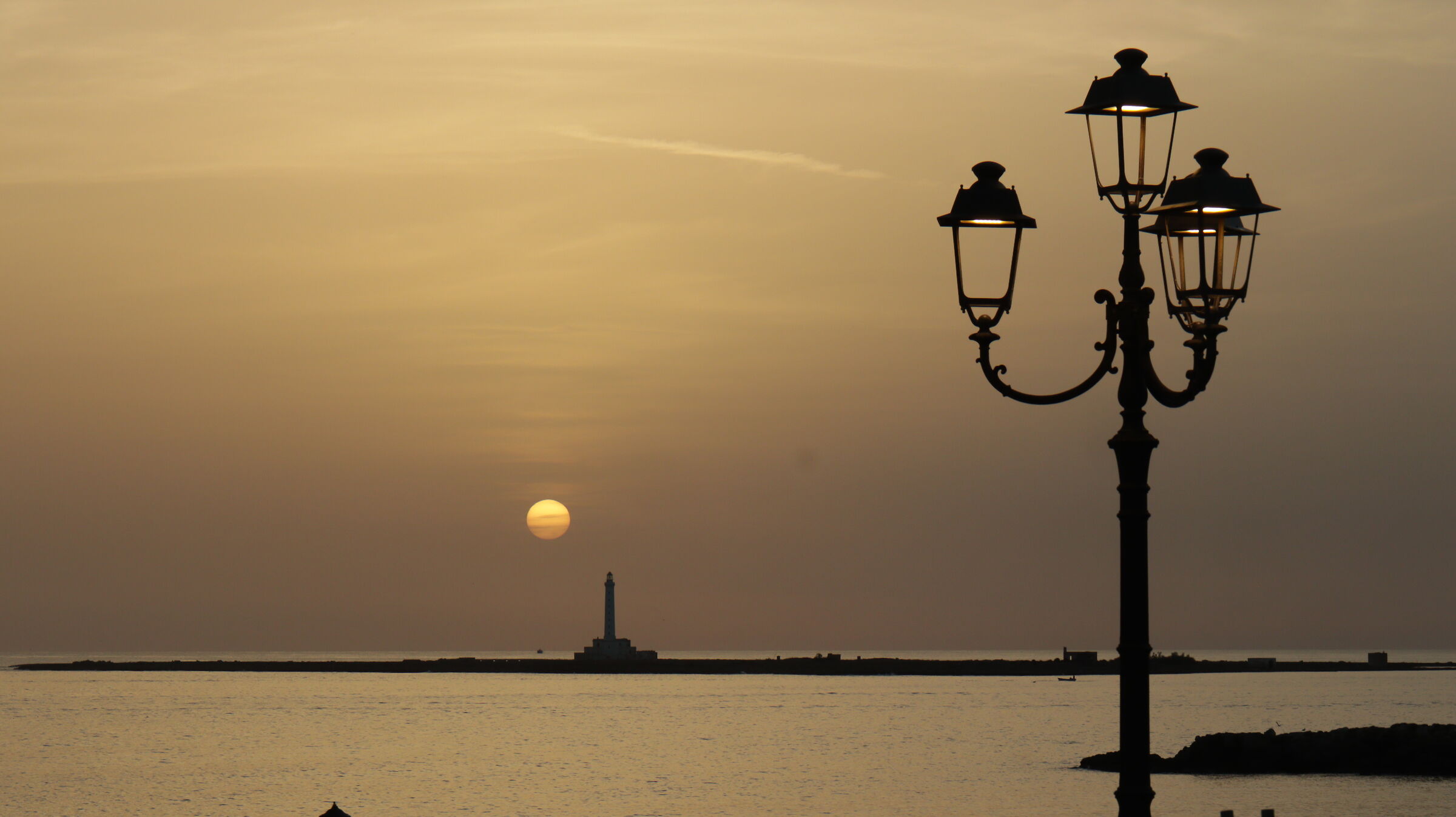 Di sera  a Gallipoli.