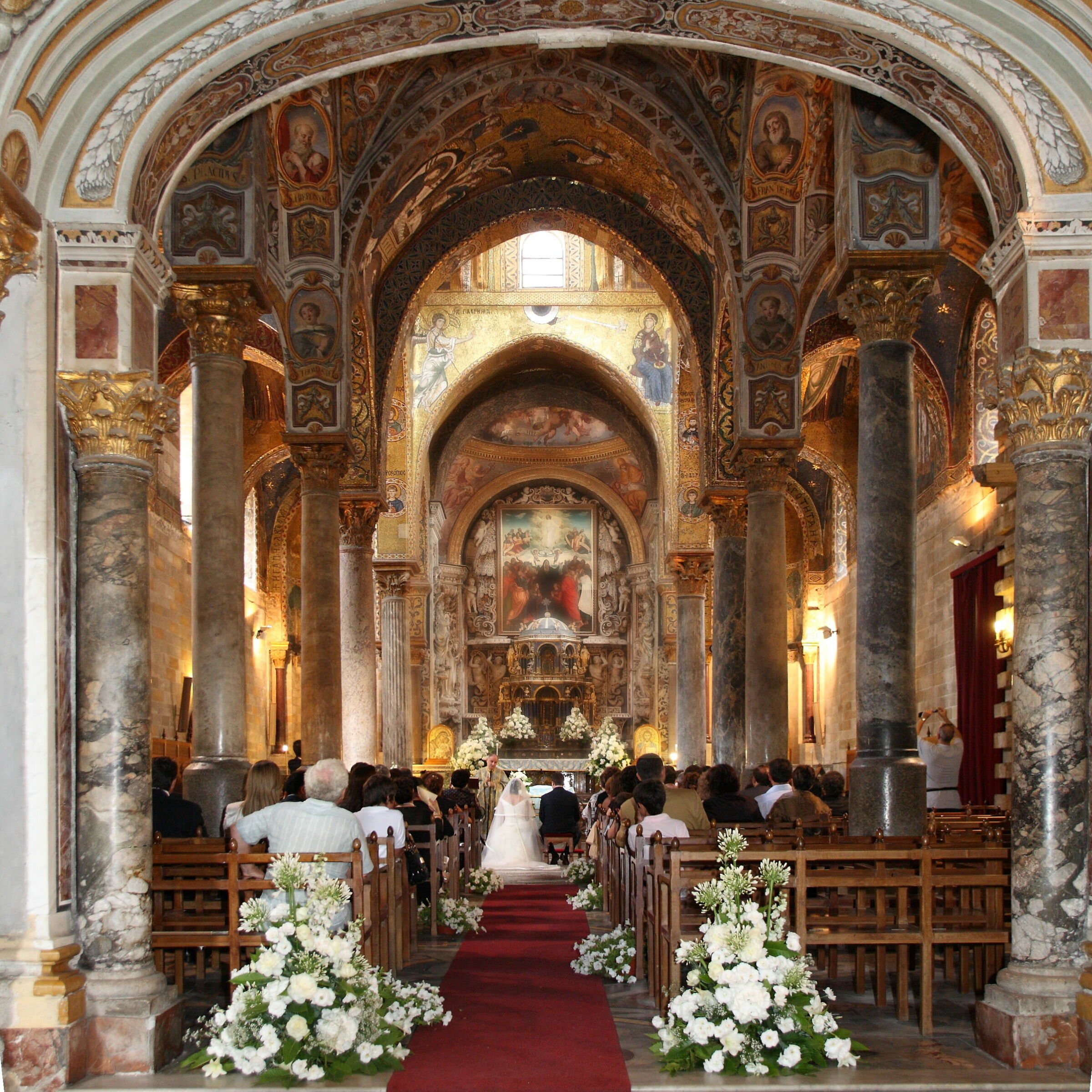 la celebrazione - chiesa della Martorana -Palermo