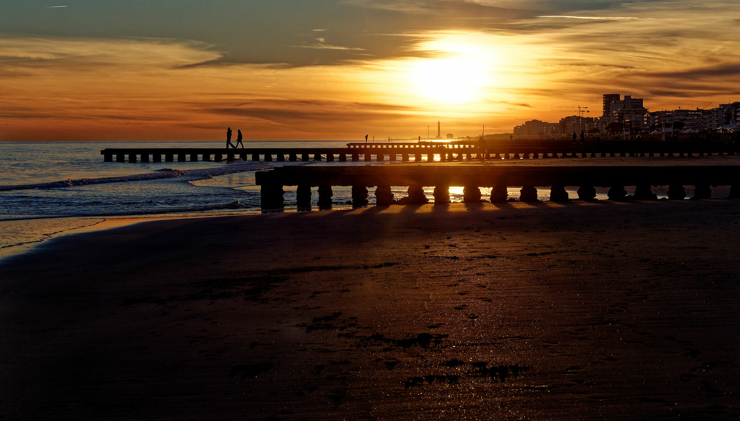 Sunset in Jesolo