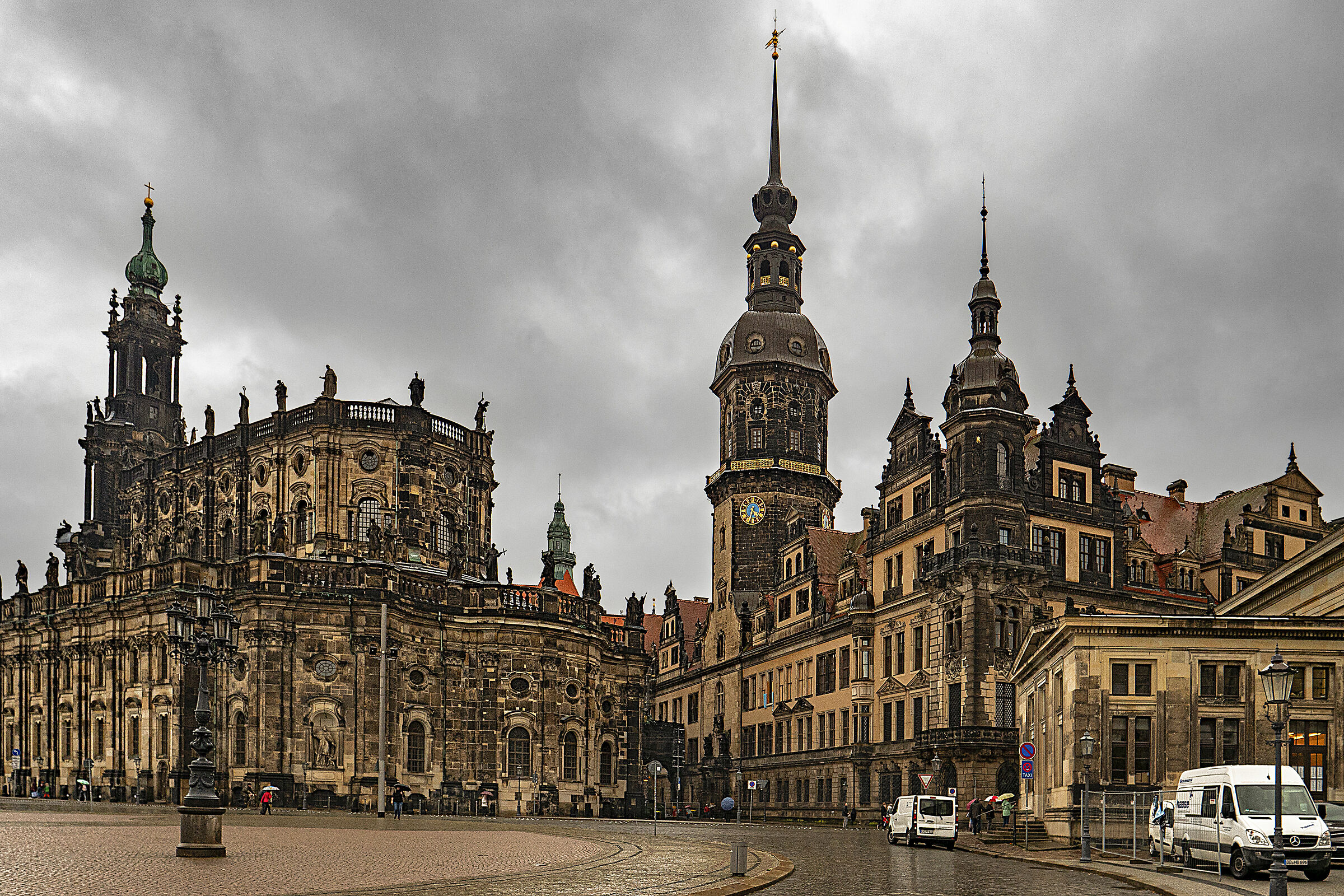 Castello reale e cattedrale - Dresda