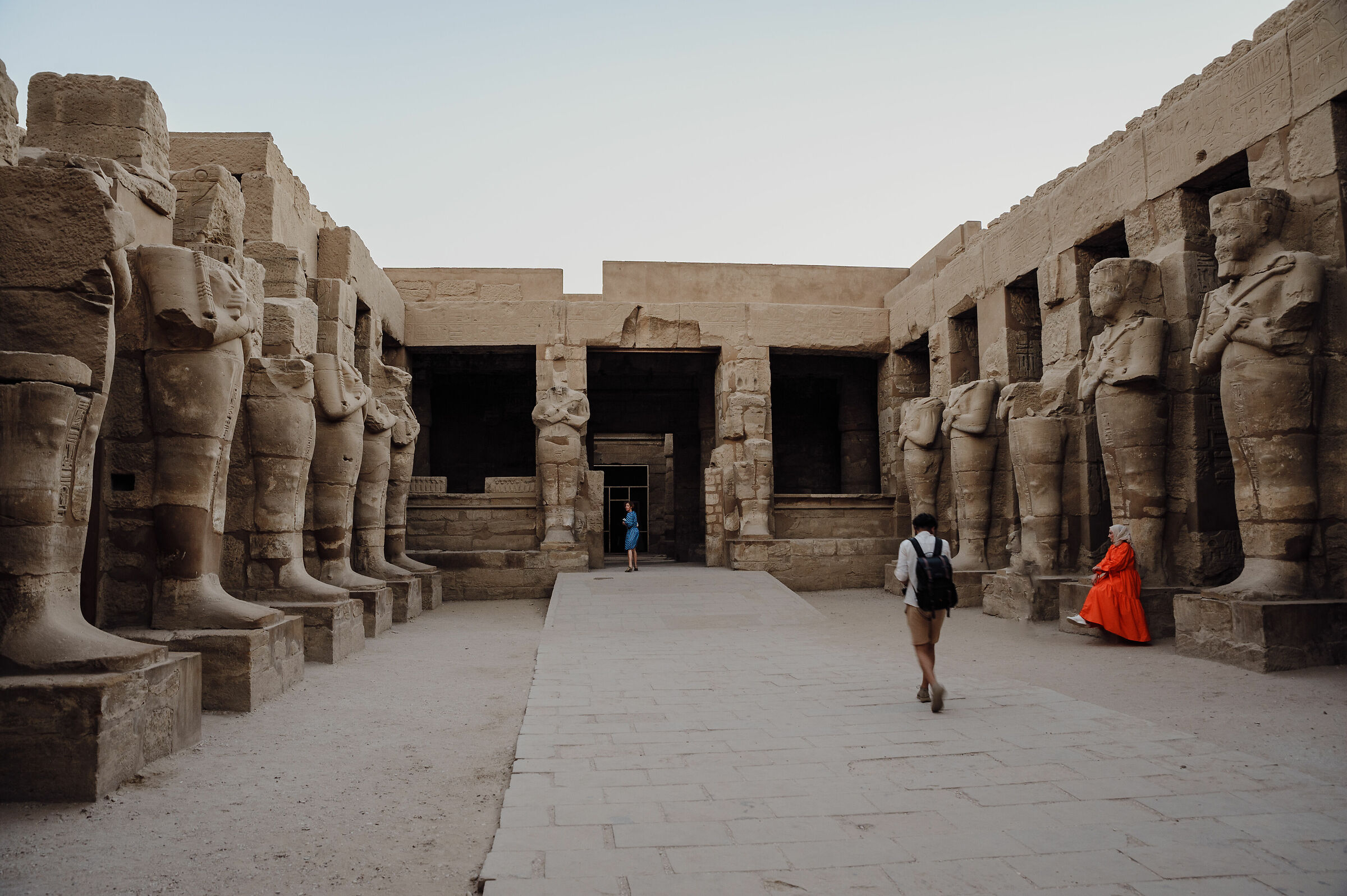 At the temple of Karnak