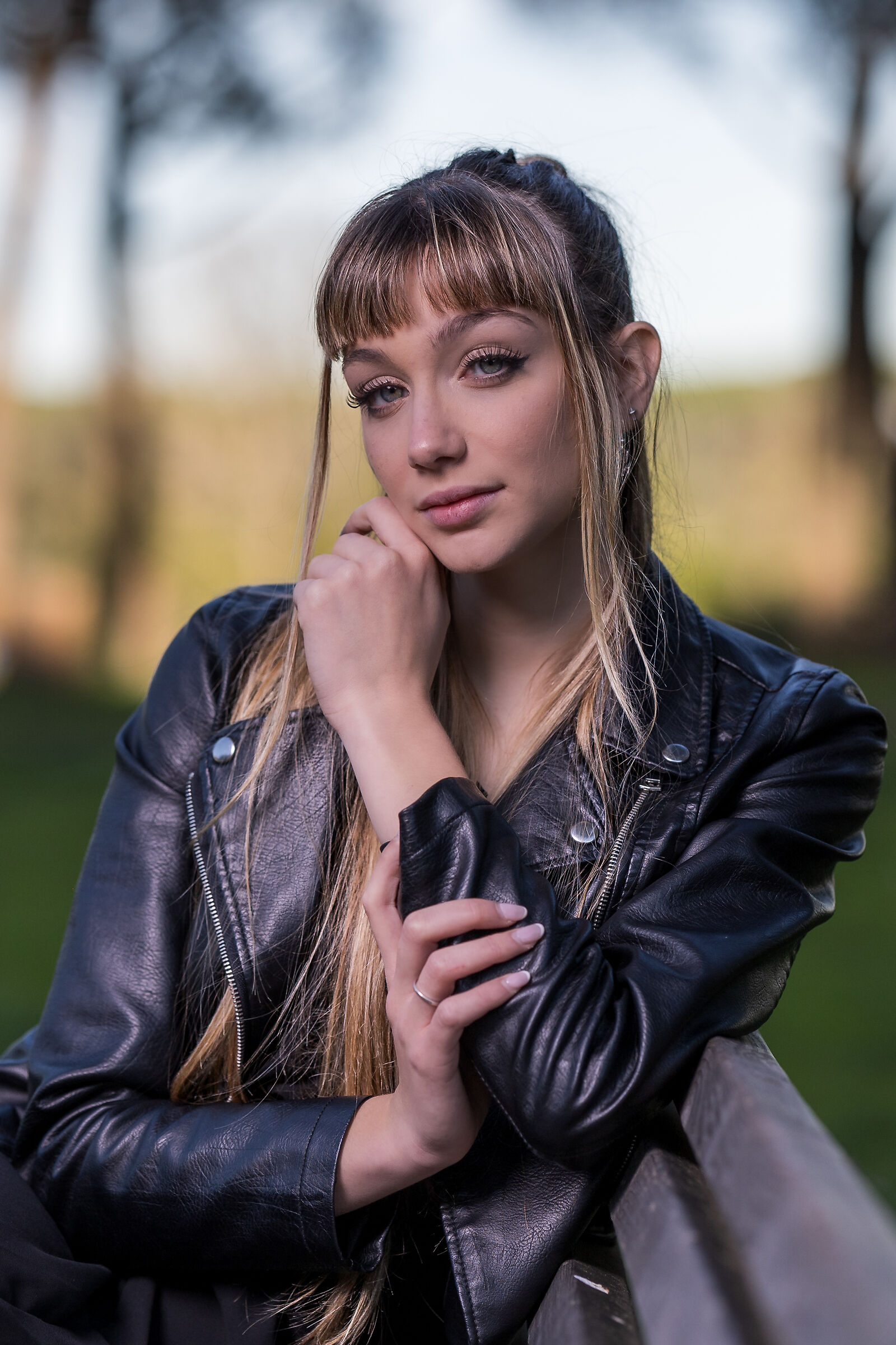 Emma at sunset