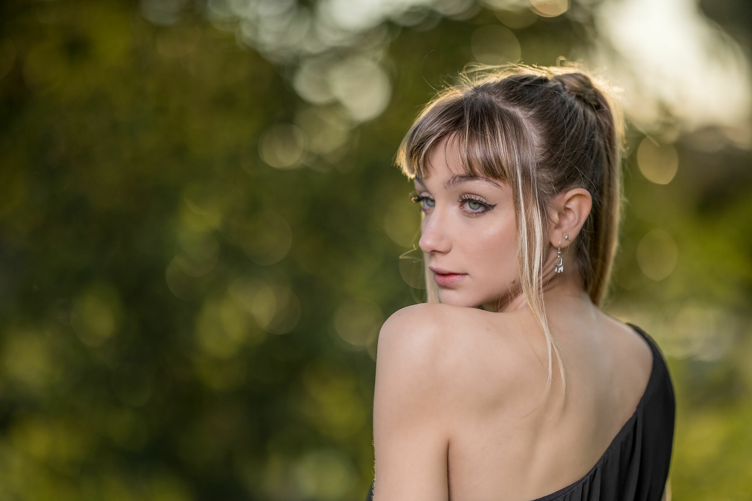 Emma at sunset