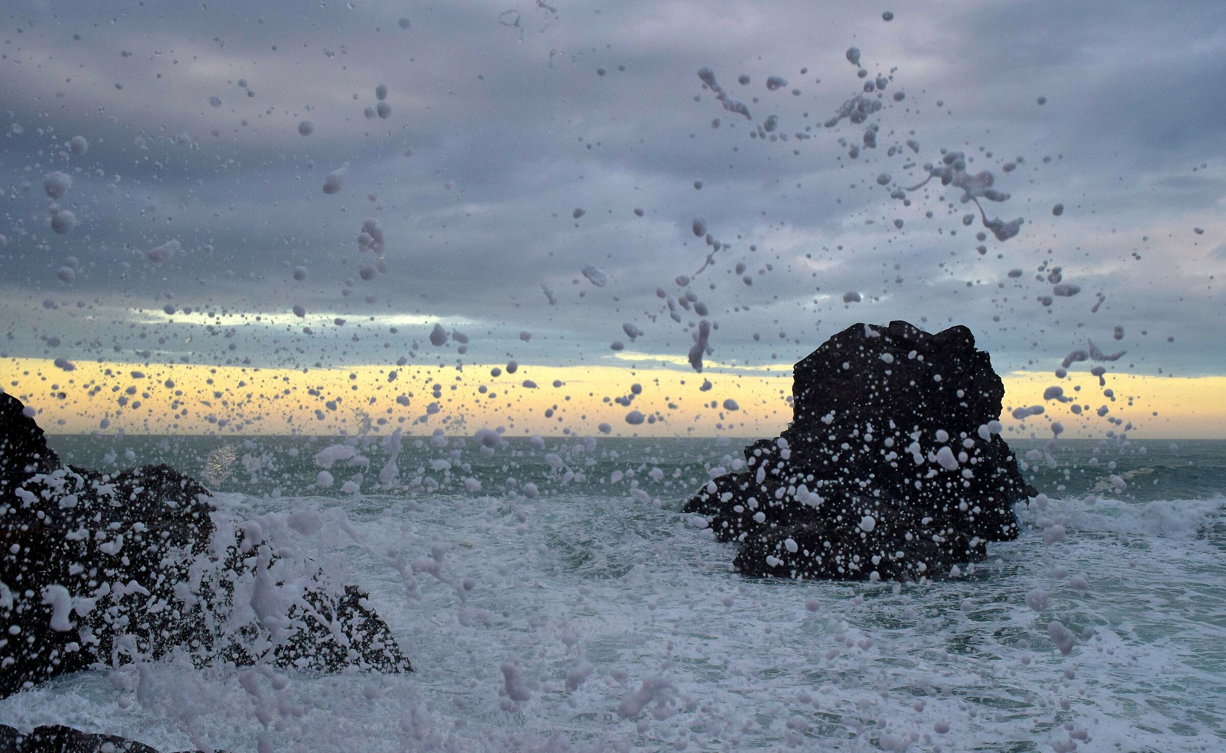Mare in inverno a Pietragrande