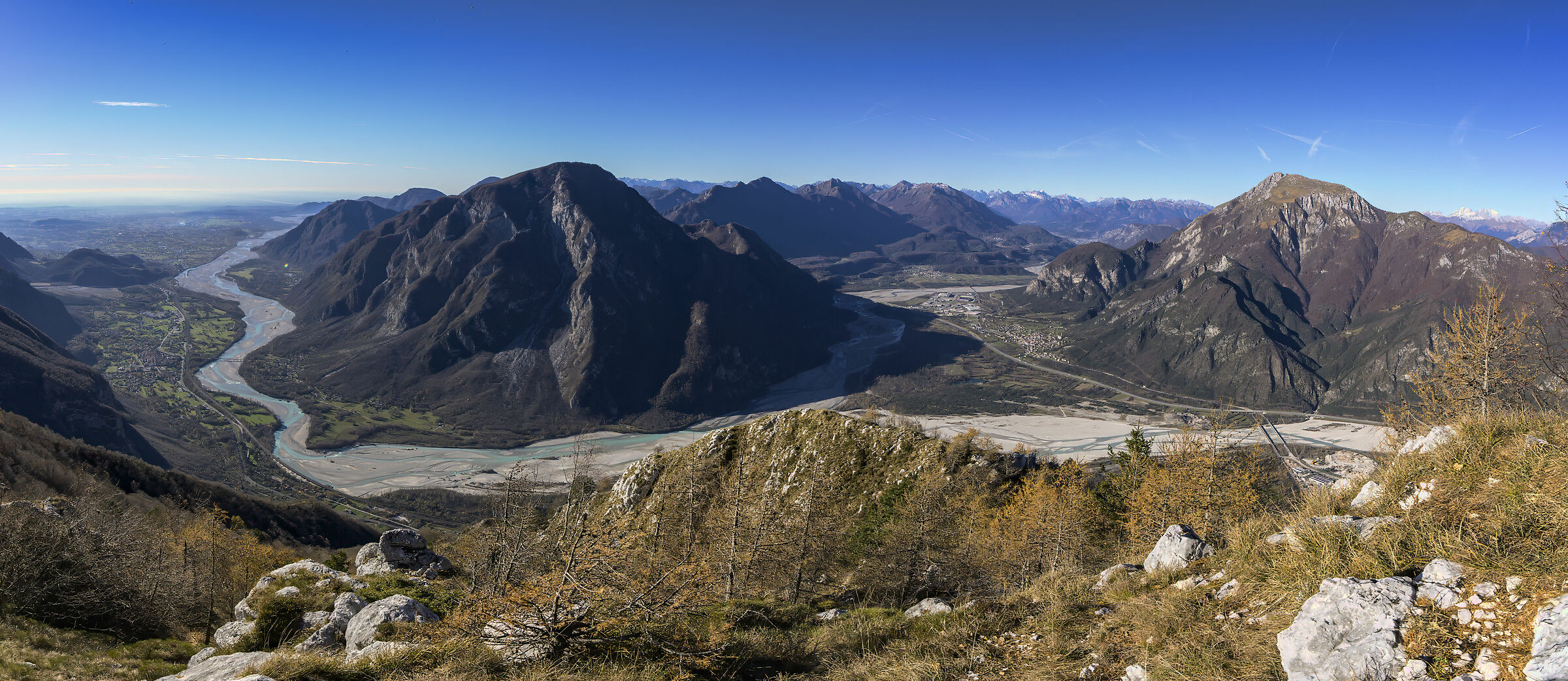 Pano from Mount Soreli Julian Prealps