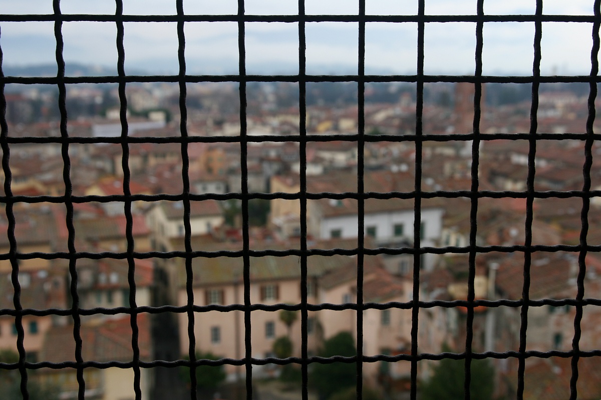 Lucca dalla grata