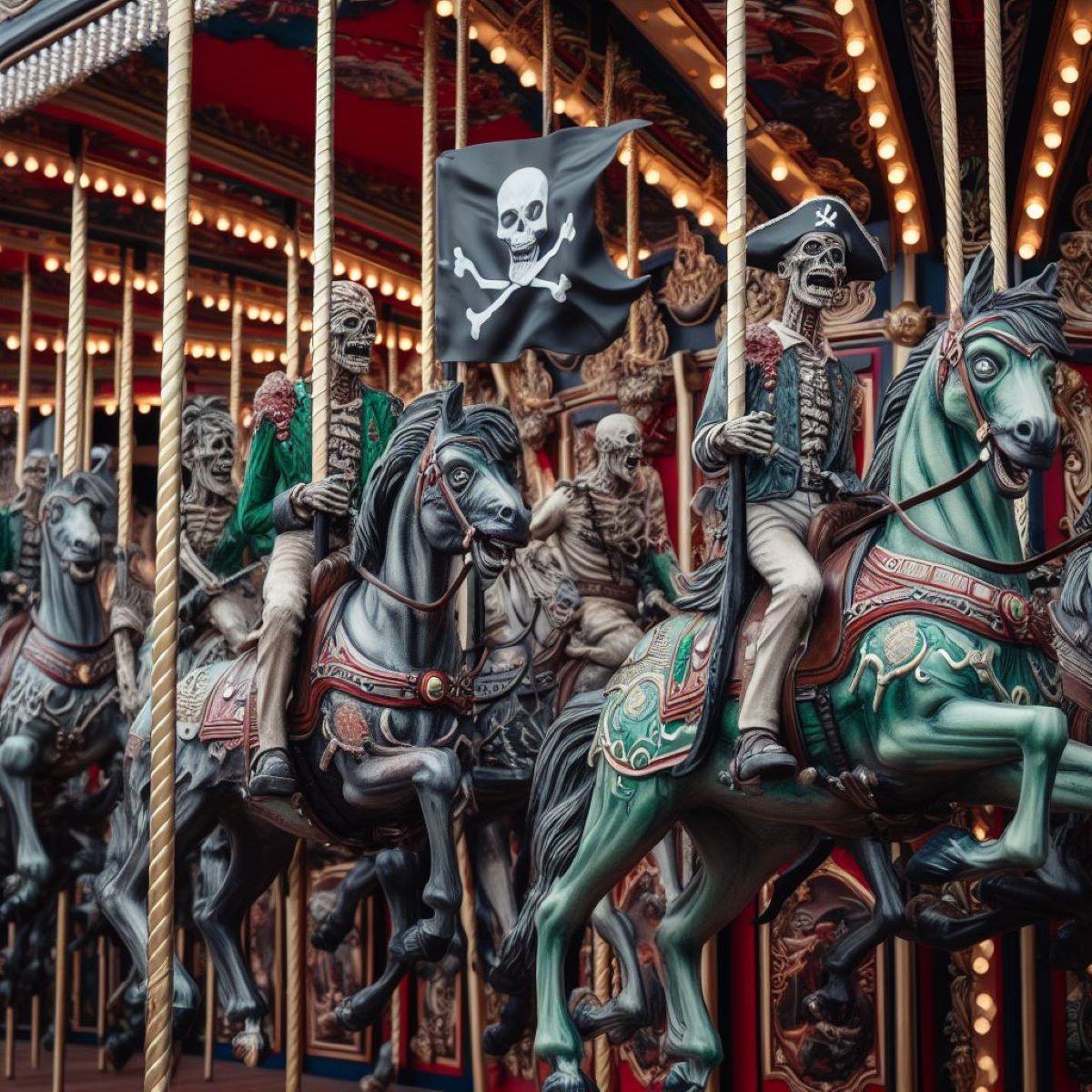 The merry-go-round... To