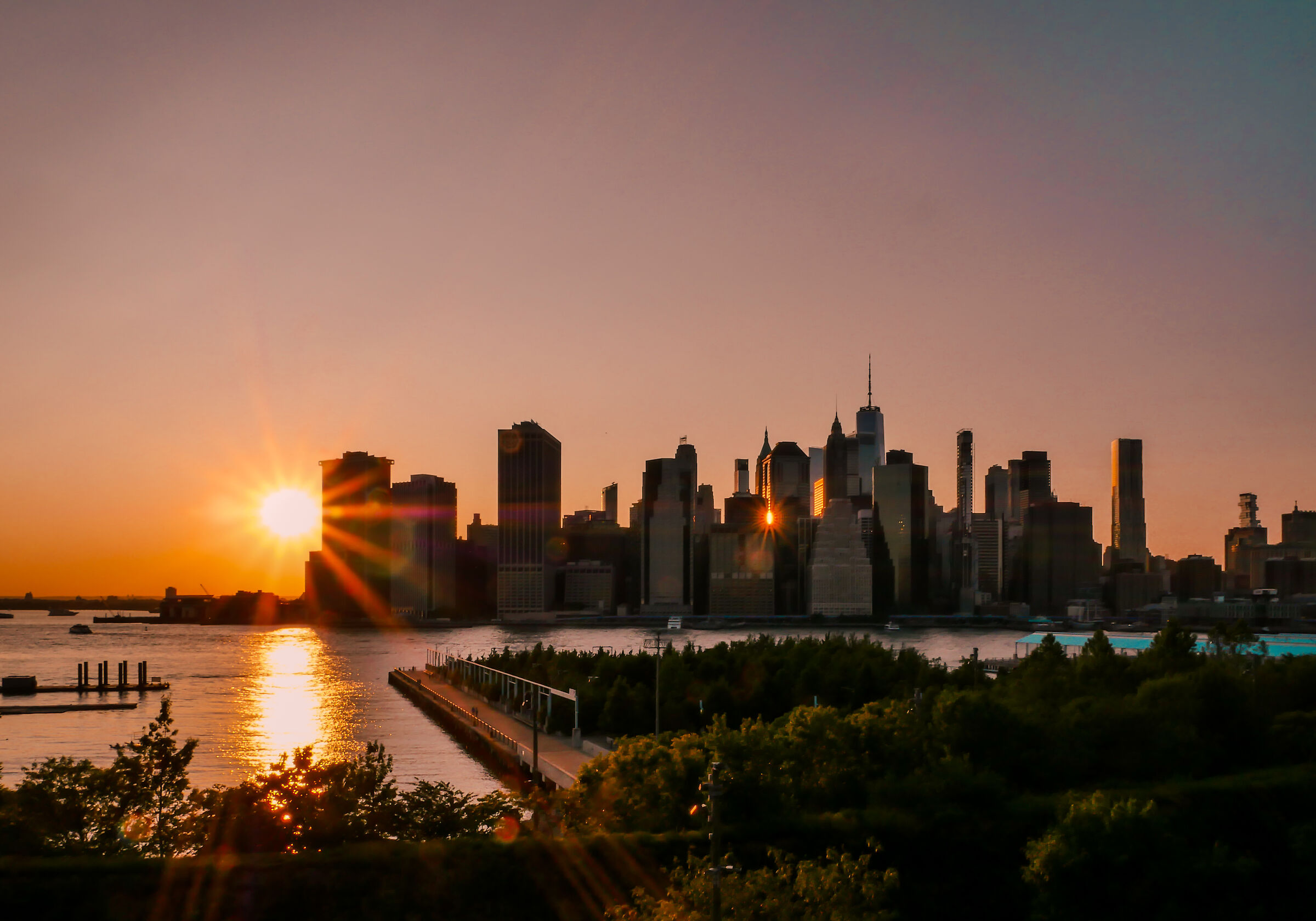 New York sunset
