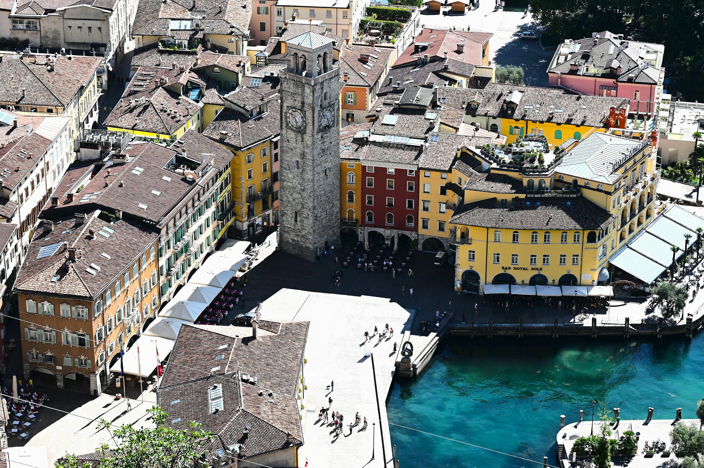 Above the rooftops of Riva del Garda
