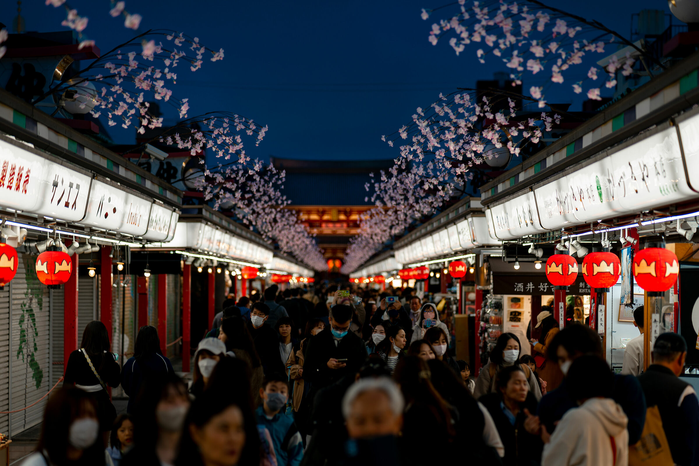 Crowd at Senso-Ji