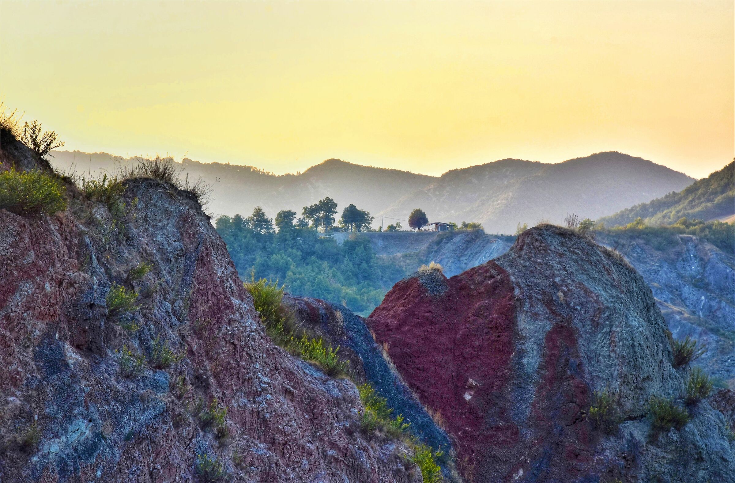 il fascino dei colori dei calanchi