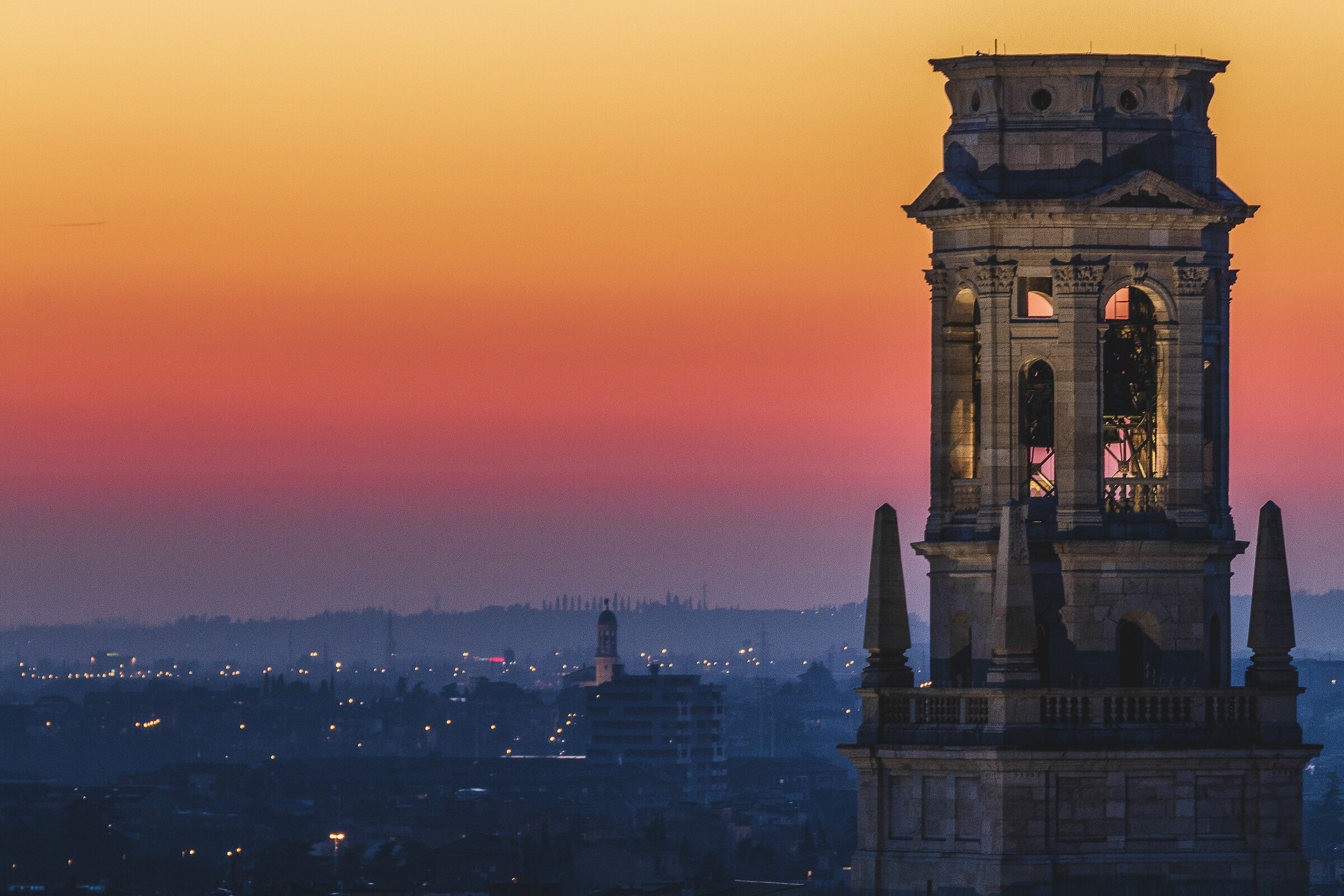 The bell tower - rainbow view