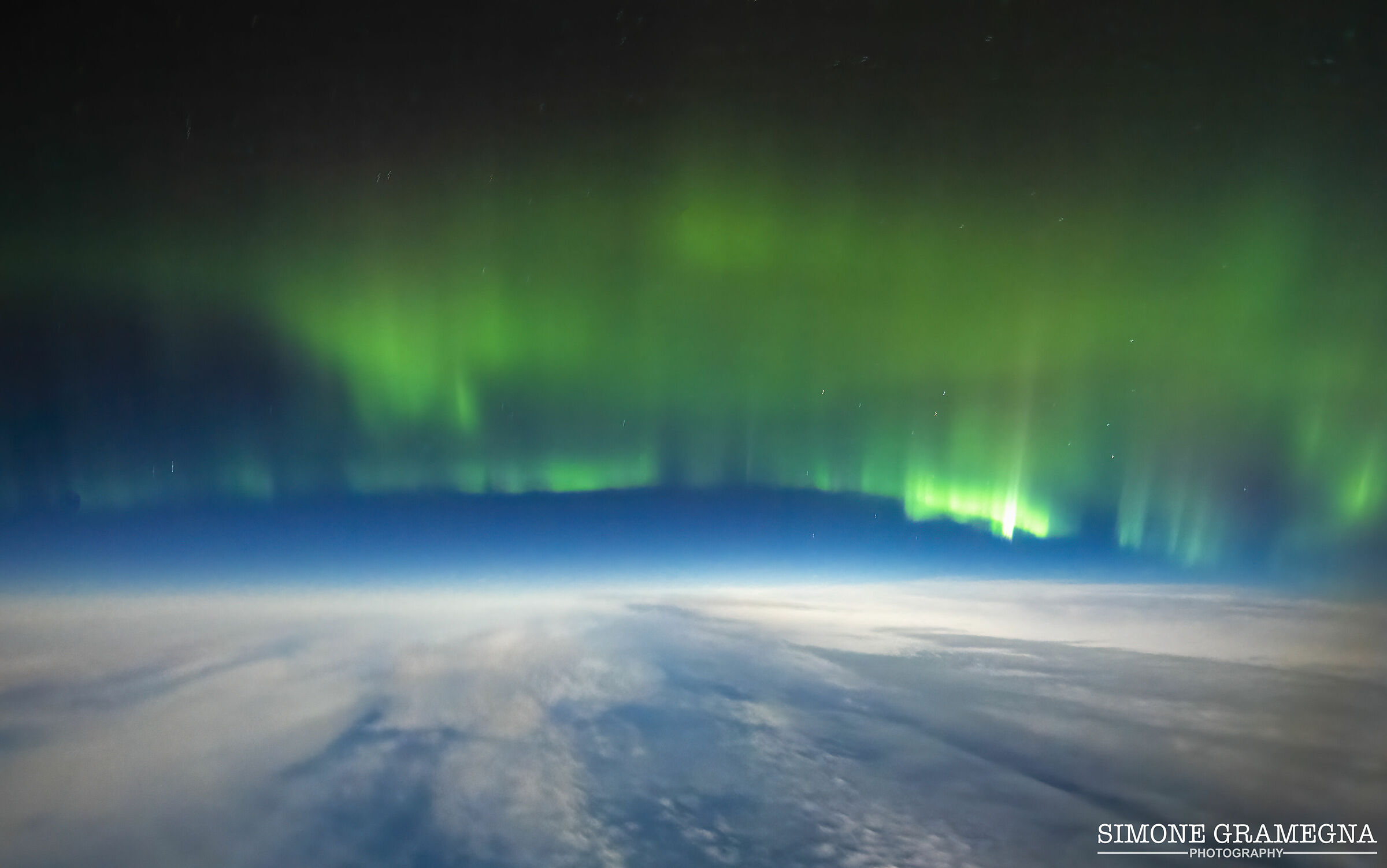 In Volo sull'Oceano Atlantico