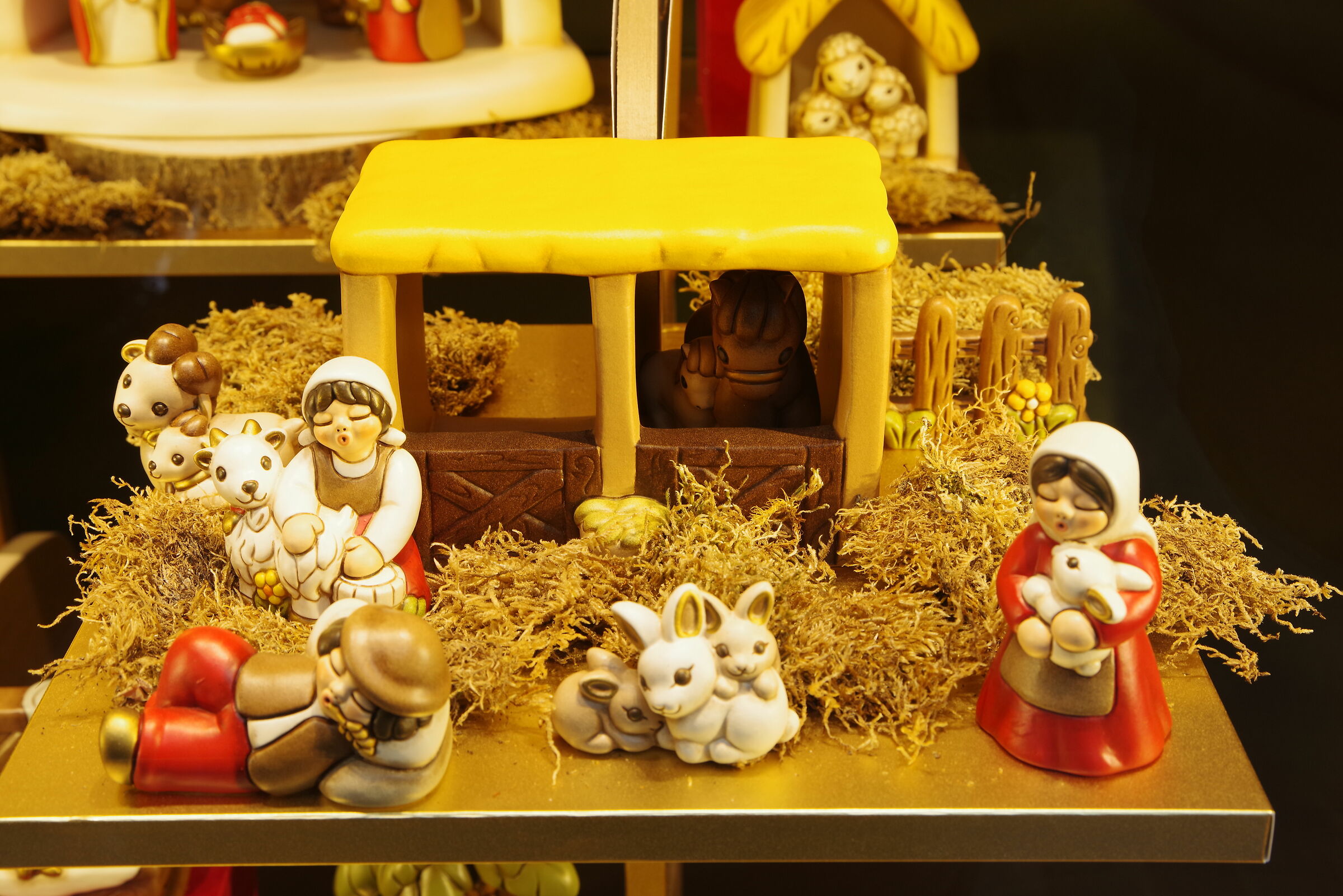 presepio in vetrina (Velletri)