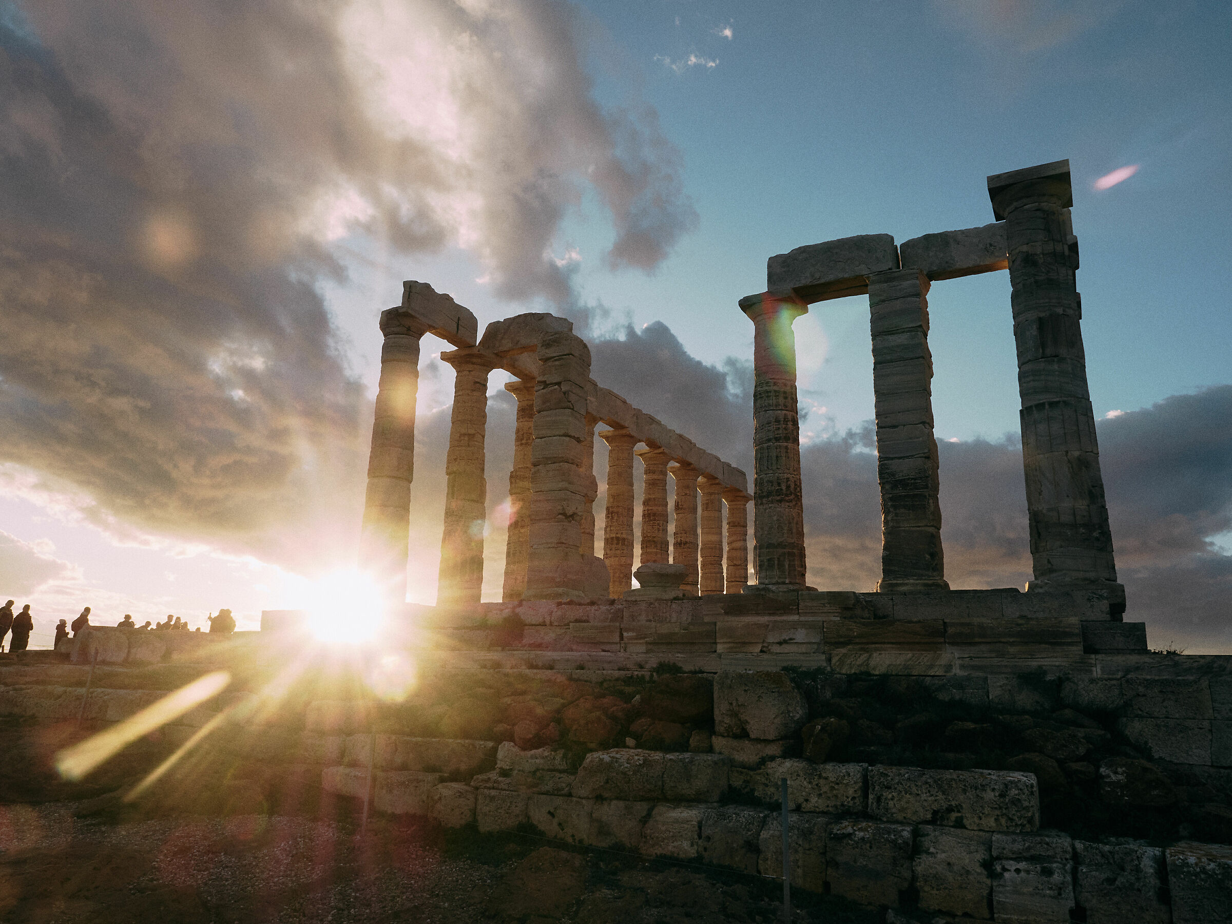 Cape Sounion - Lens Flare