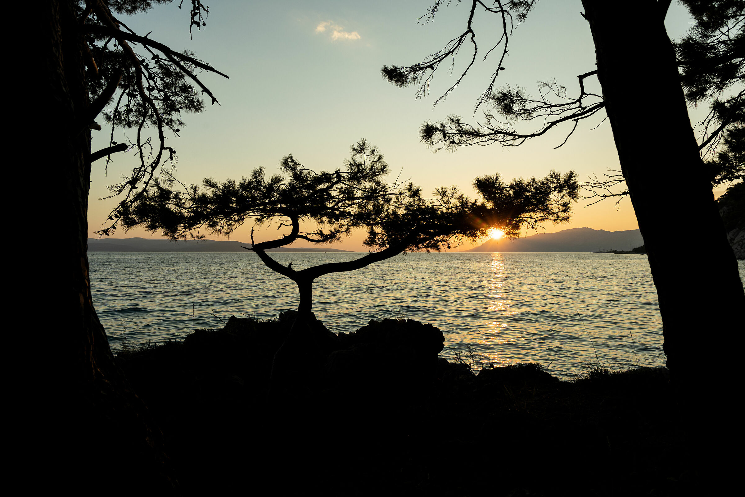 Croazia in controluce