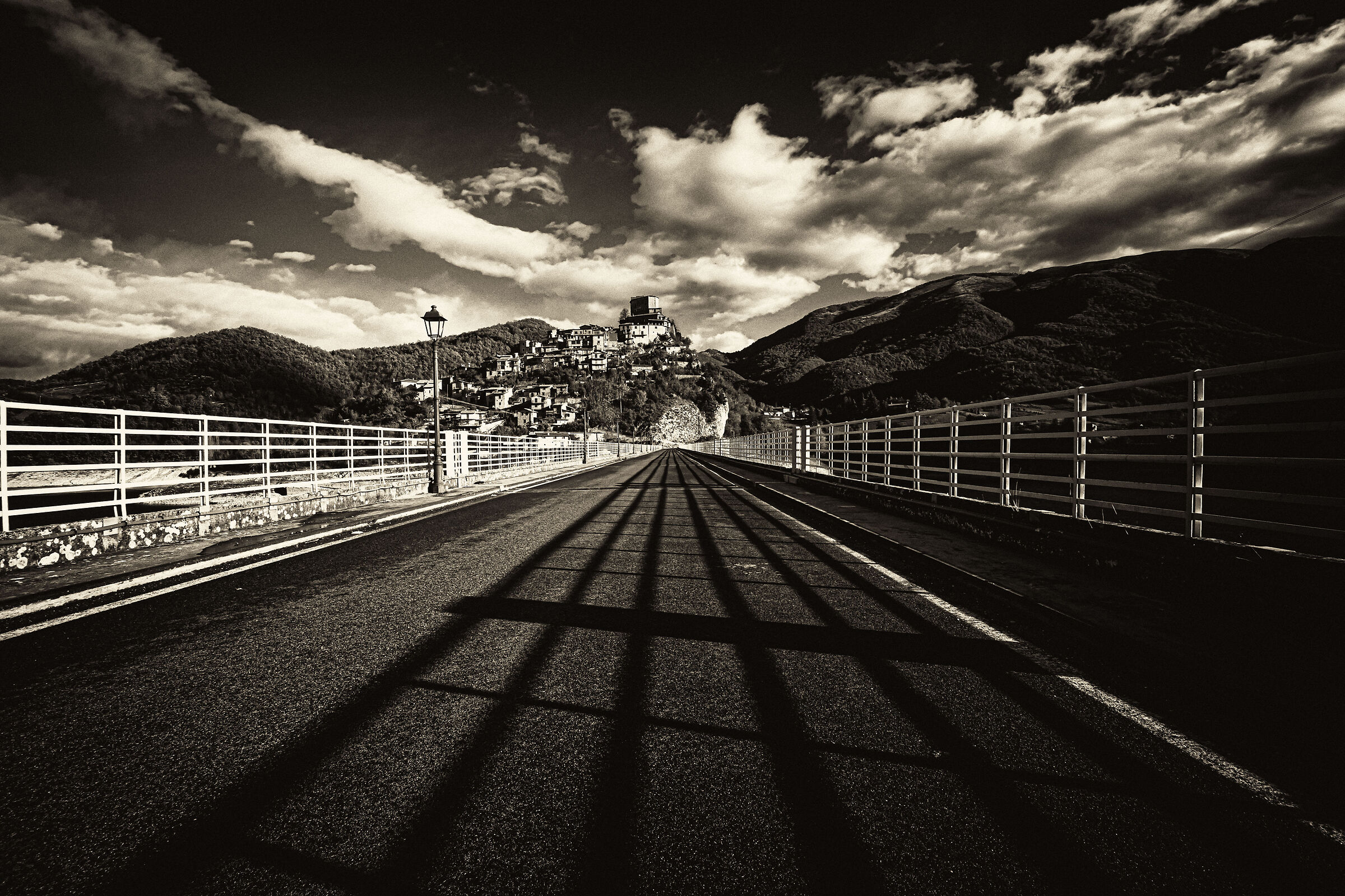 Prospettiva sul ponte