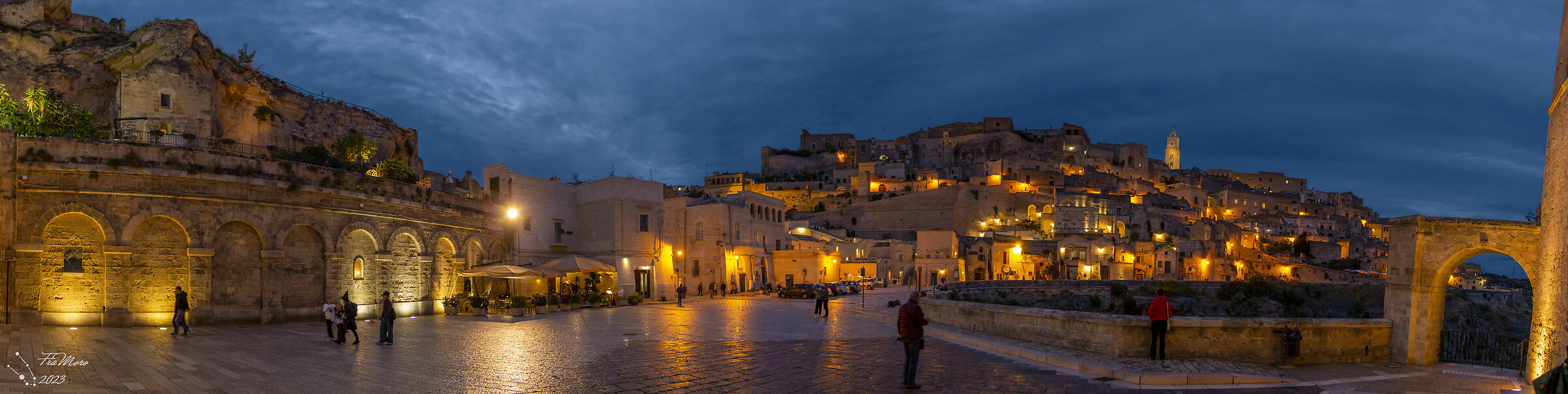 Twilight in Matera