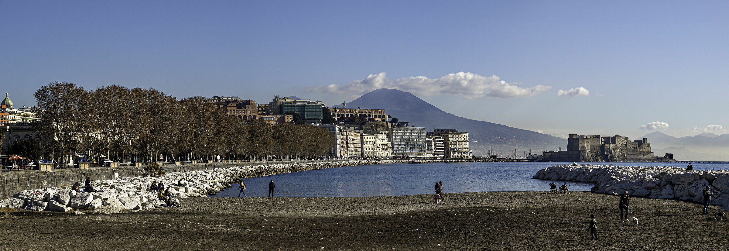 Godersi il mare in una giornata invernale...