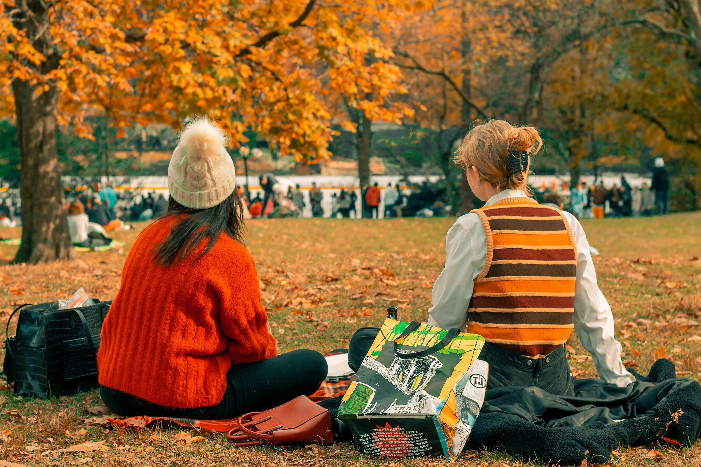 Chilling out in Central Park