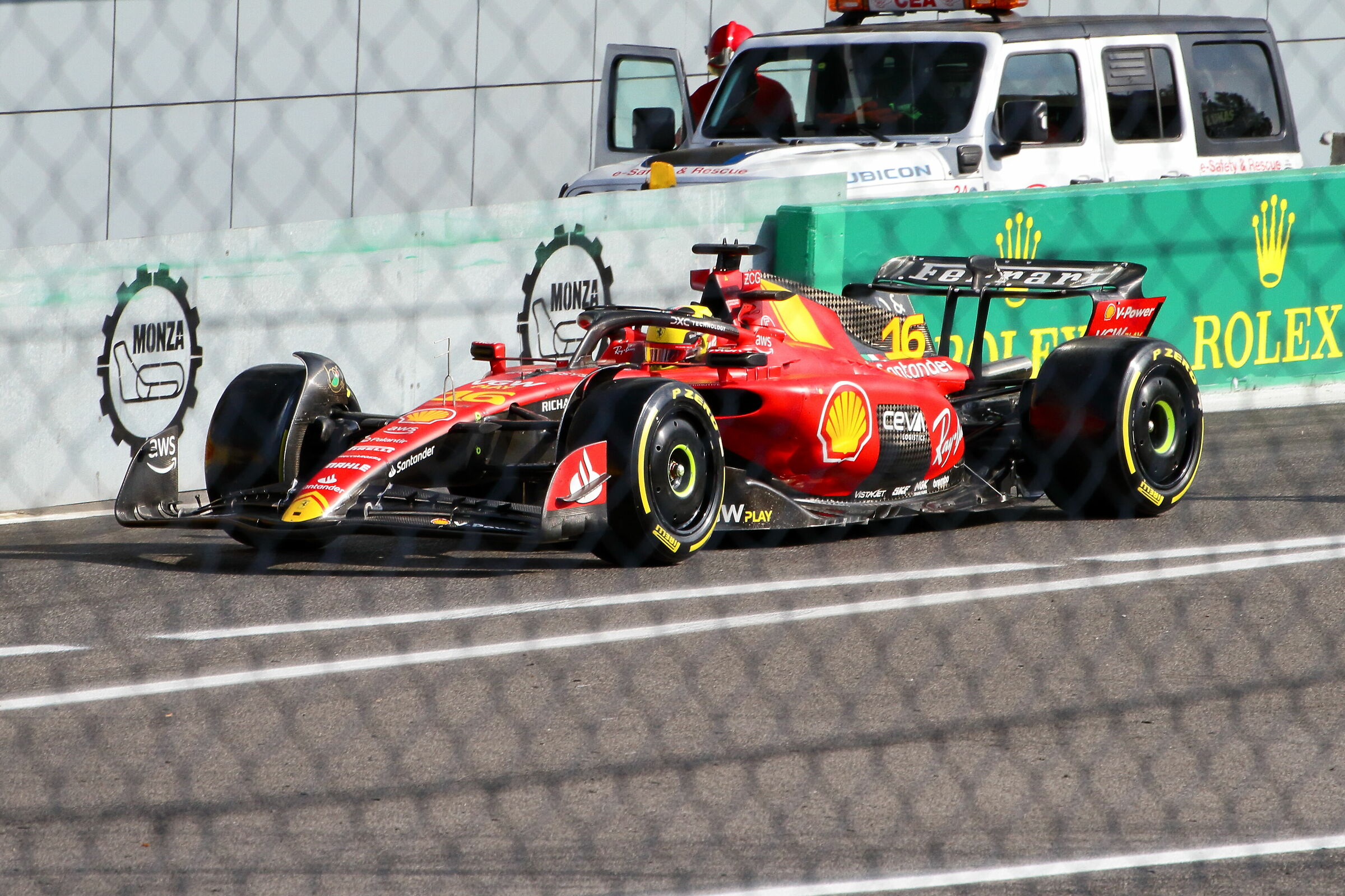 Ferrari Leclerc Monza 2023