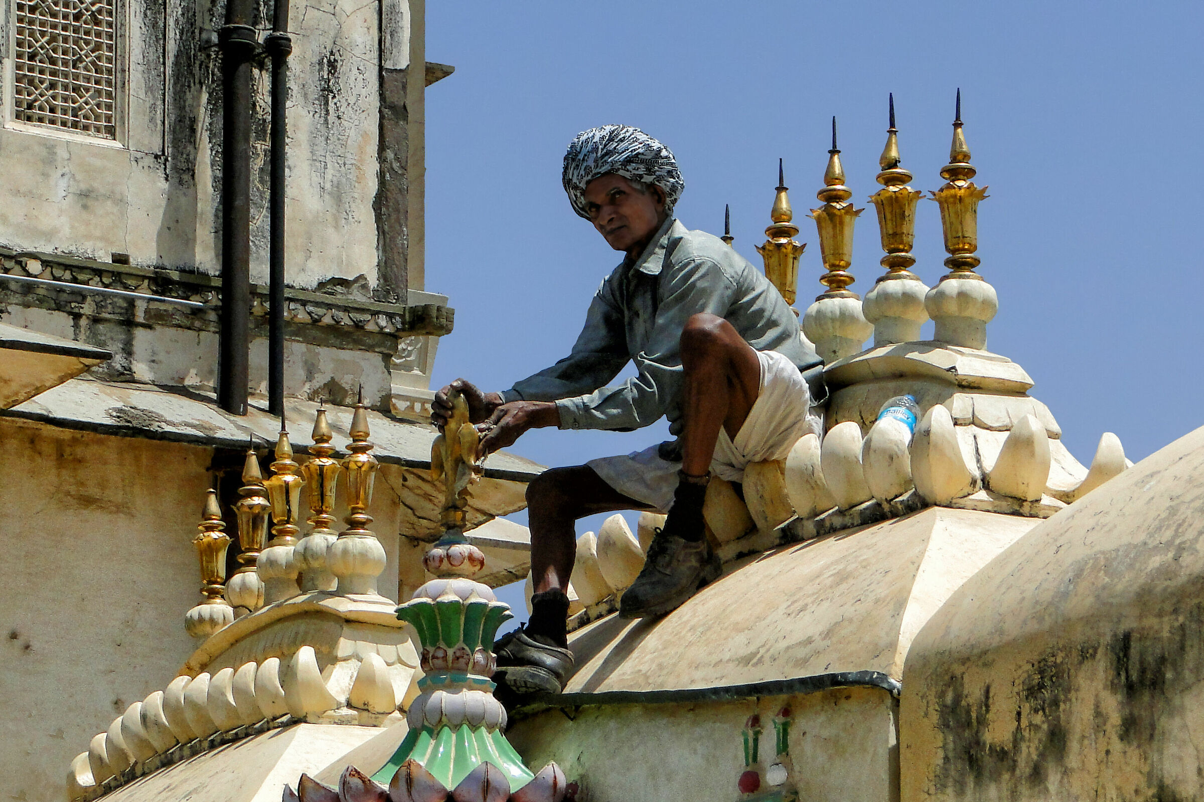 A palazzo reale anche i pinnacoli devono brillare...