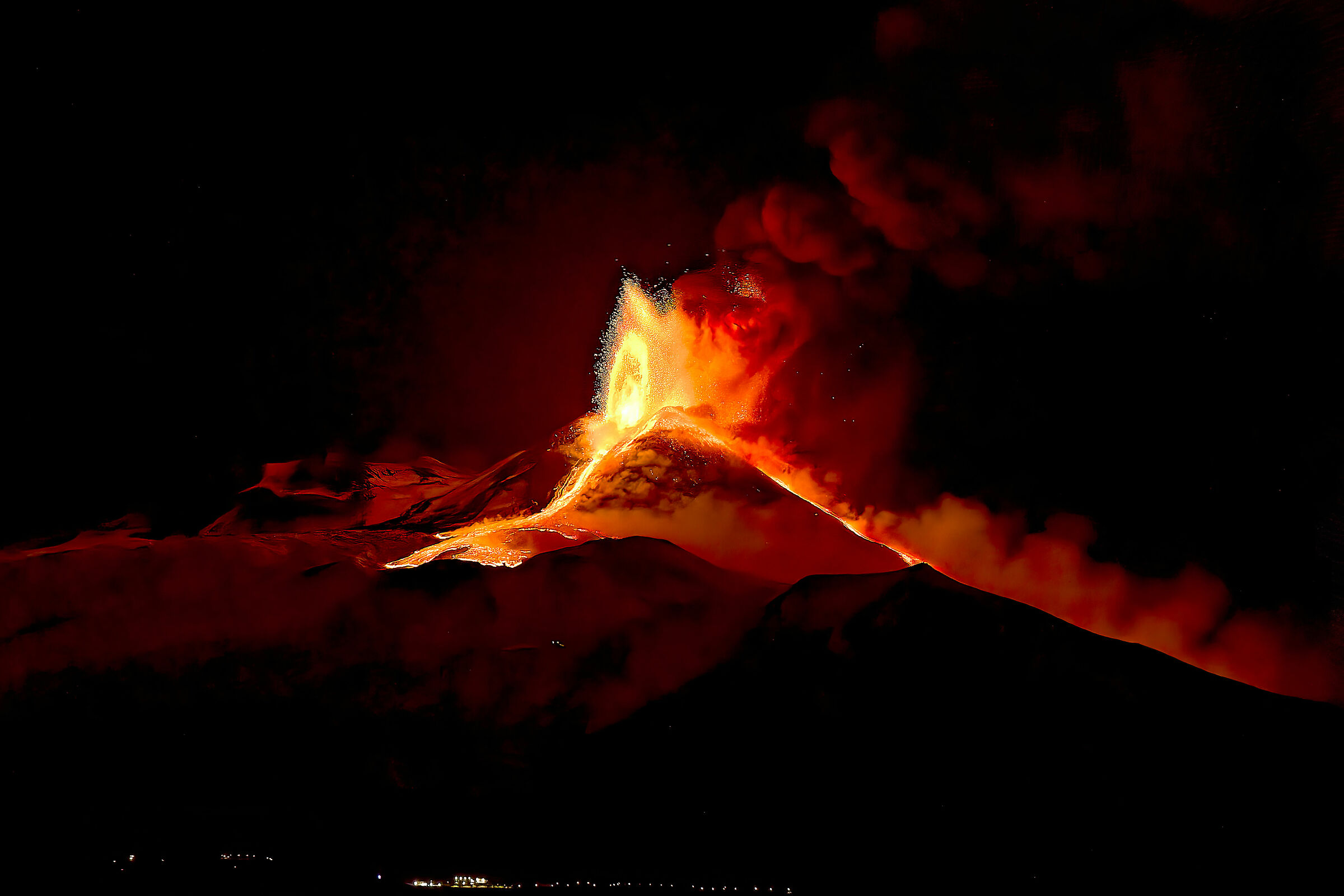 etna eruzione del 1-12-23