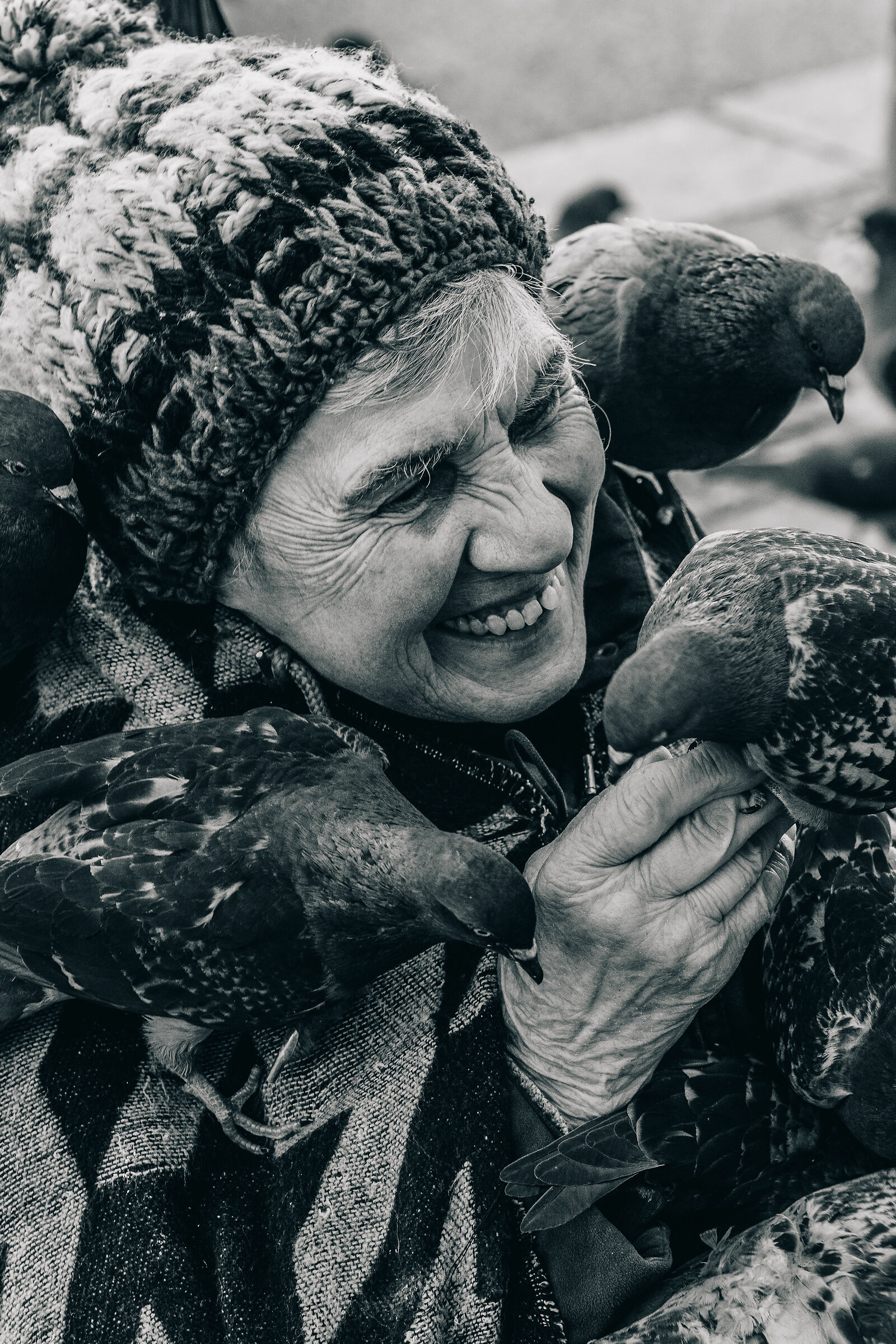 A lady on the streets of Sofia - Bulgaria