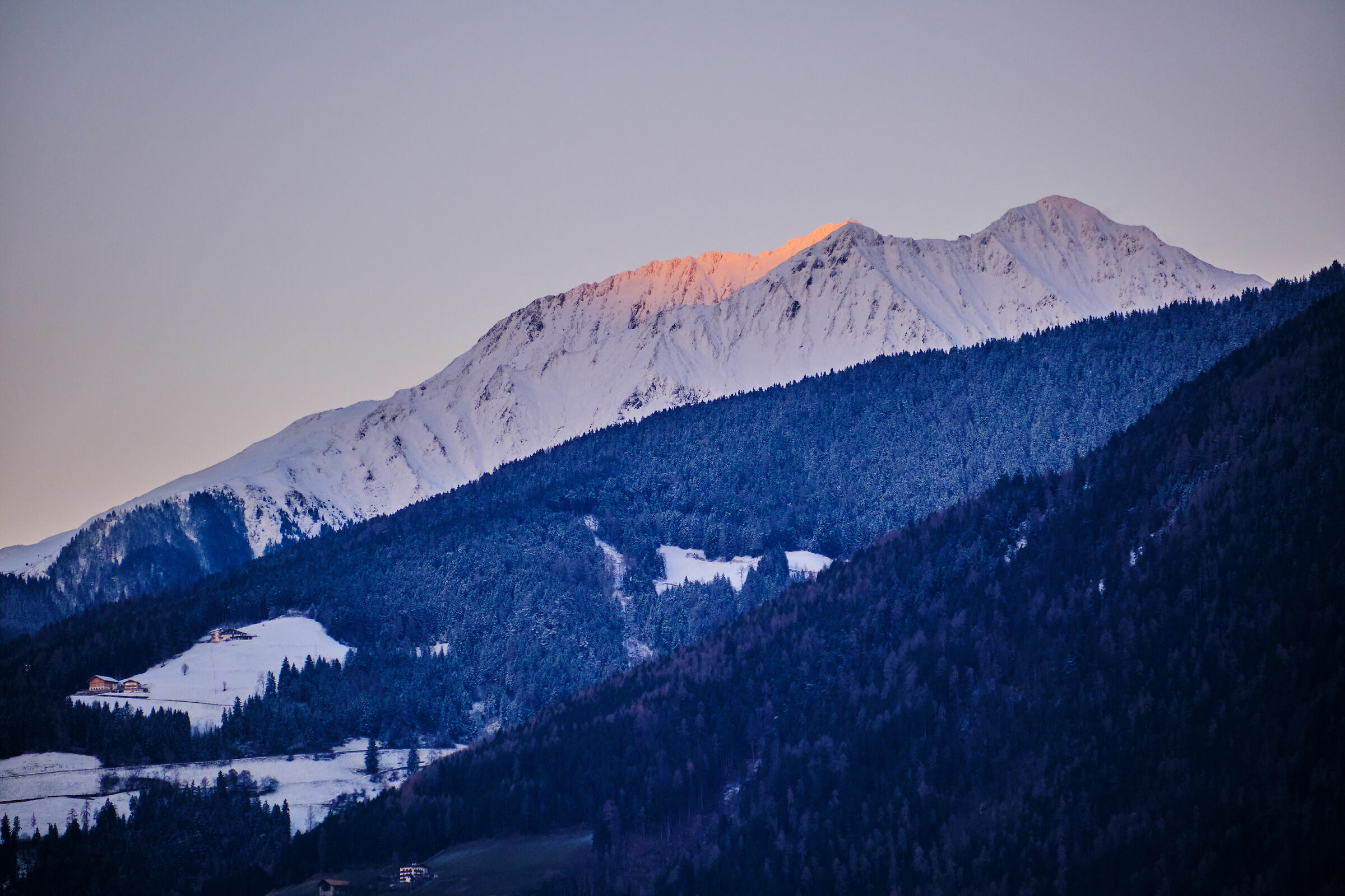 The last rays in winter