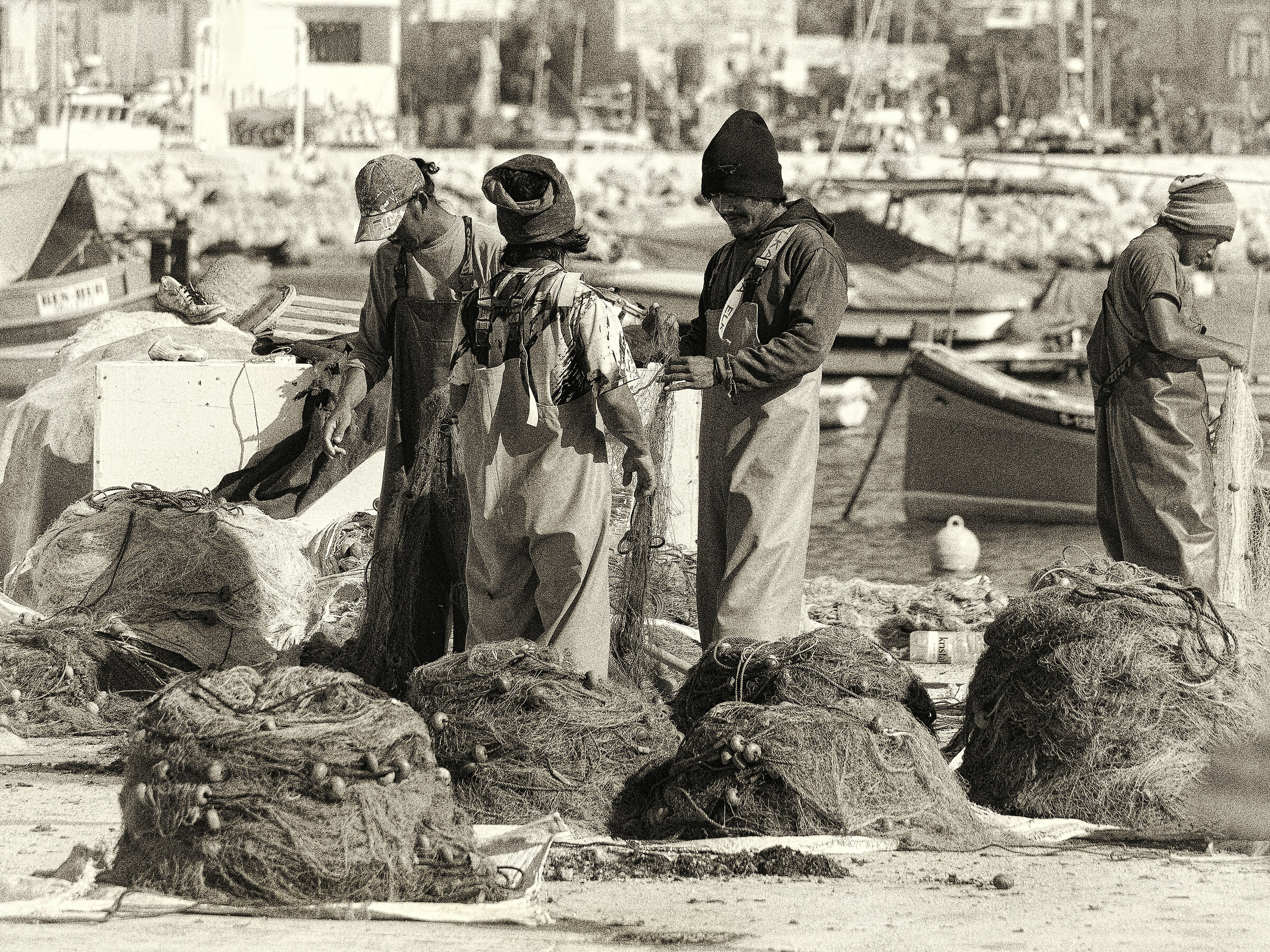 Fishermen in Malta