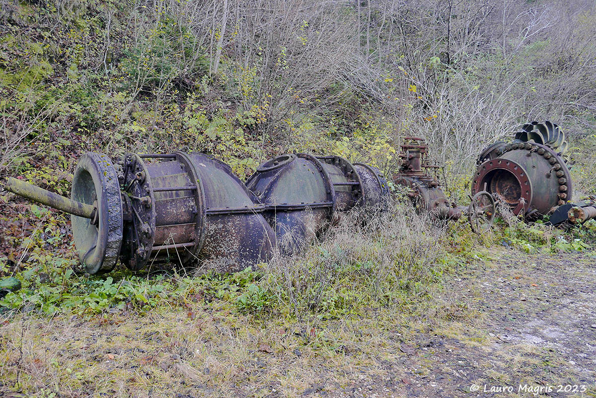 Componenti ex centrale idroelettrica