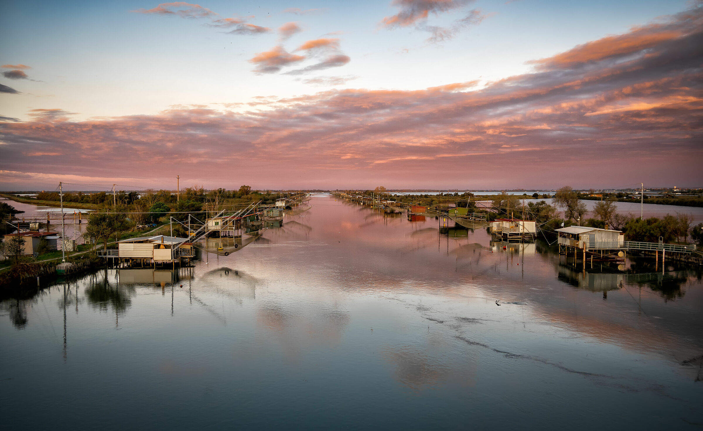 Trabocchi delts of the Po