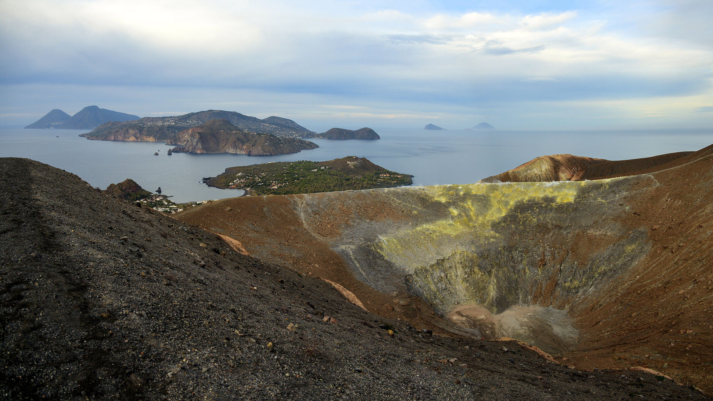 Crater of Vulcan Island