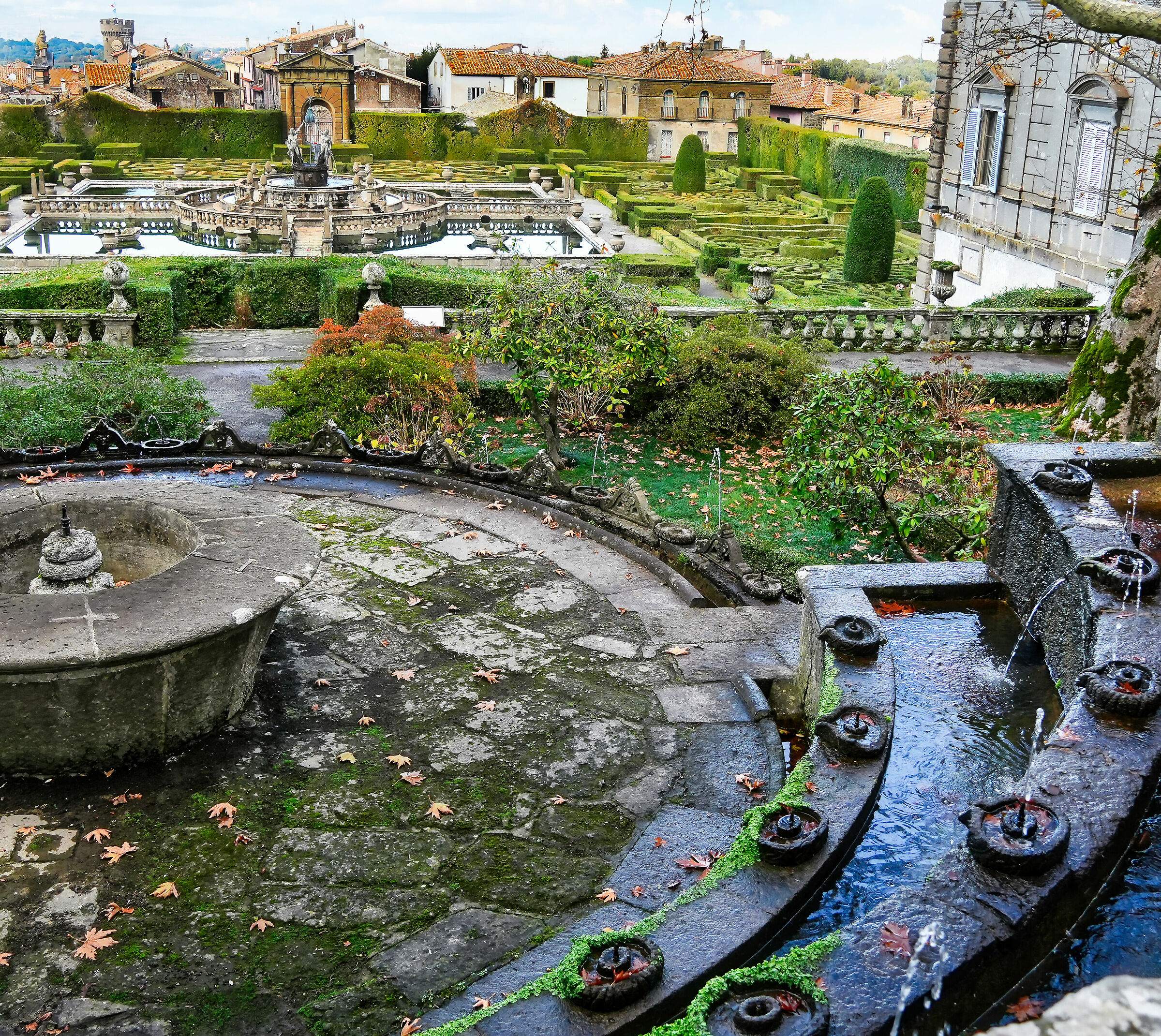 the garden of Villa Lante in Bagnaia (VT)