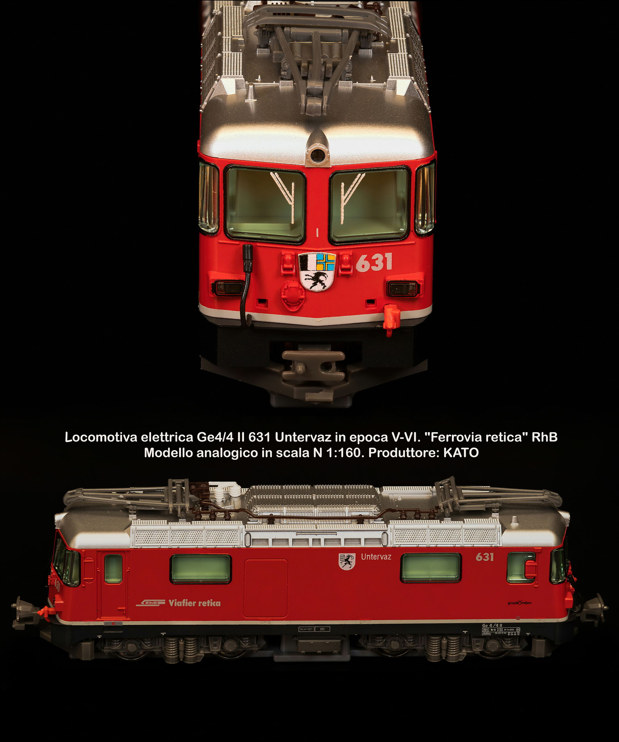 Electric locomotive Ge4/4 II 631 Rhaetian Railway