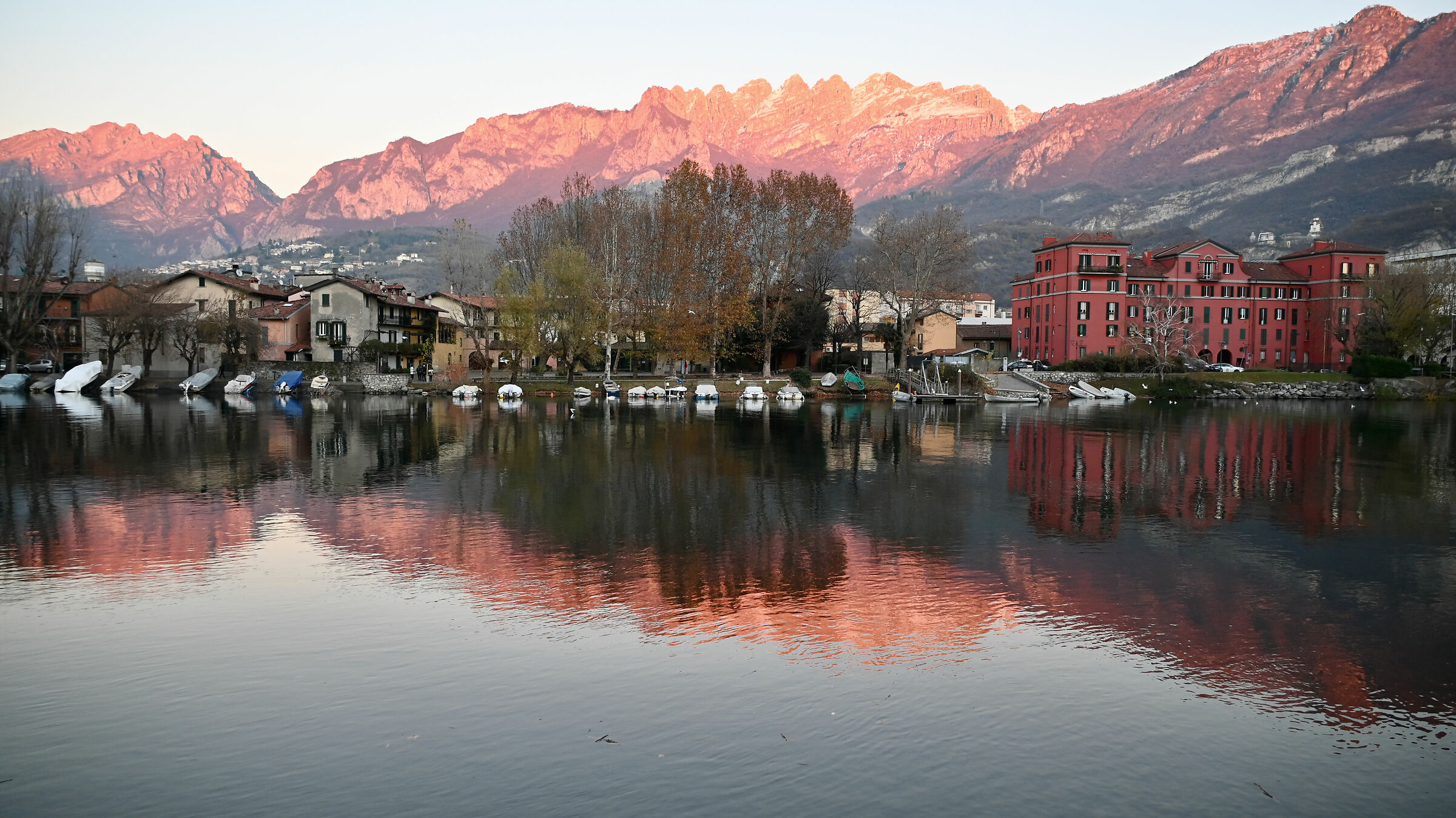 Pescarenico : sunset