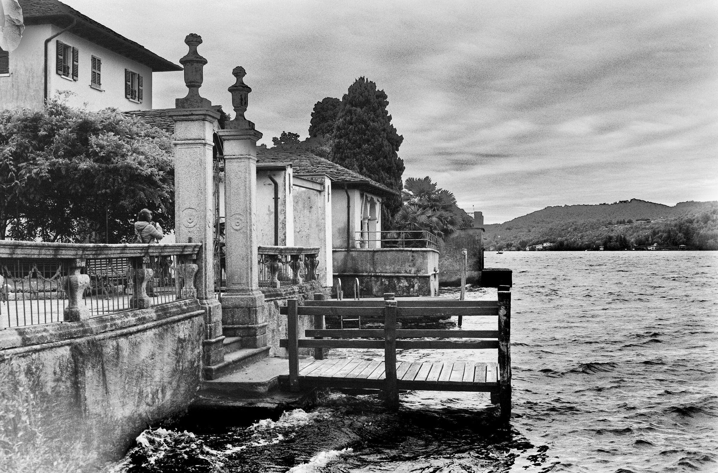 Orta San Giulio, b&w