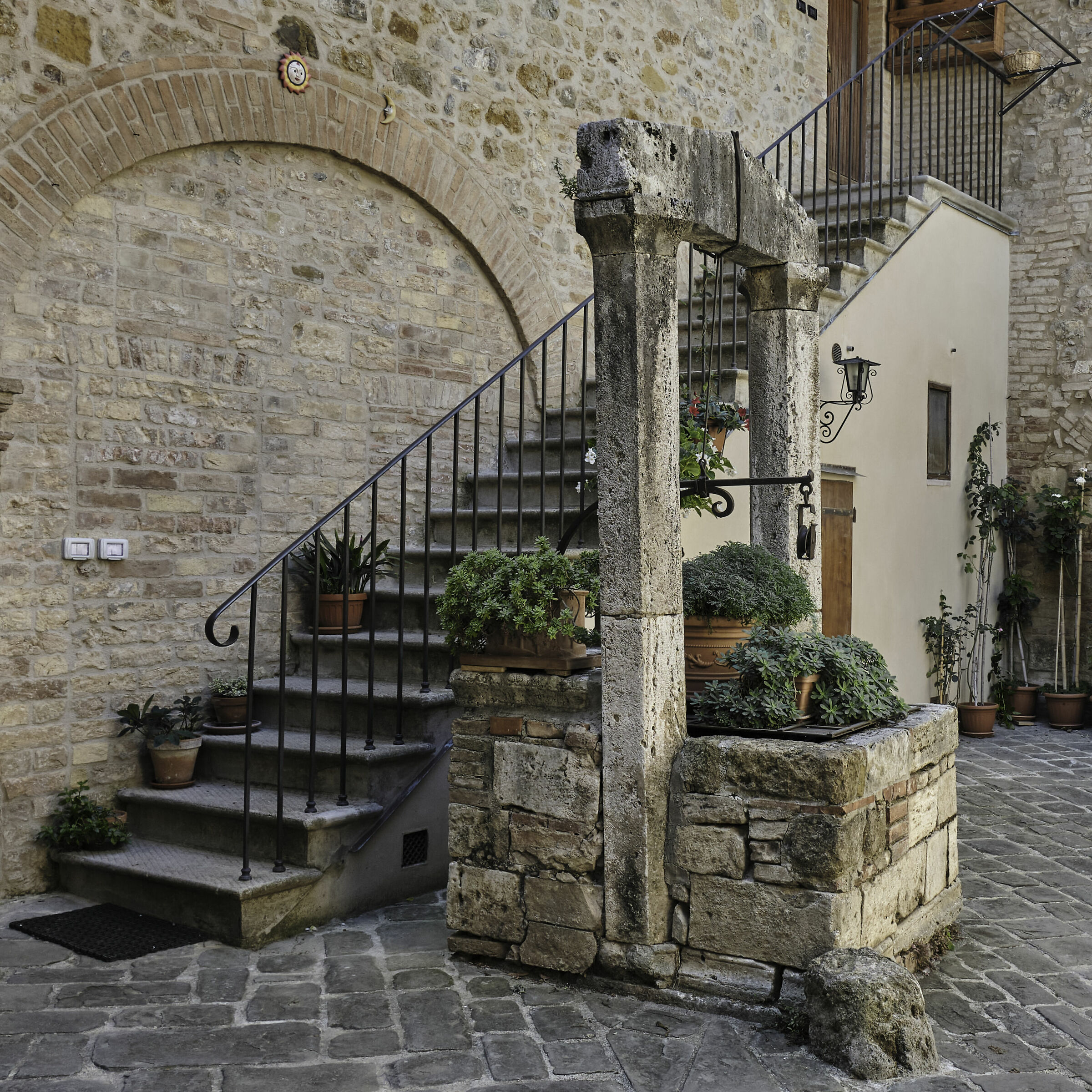 Well and stairs