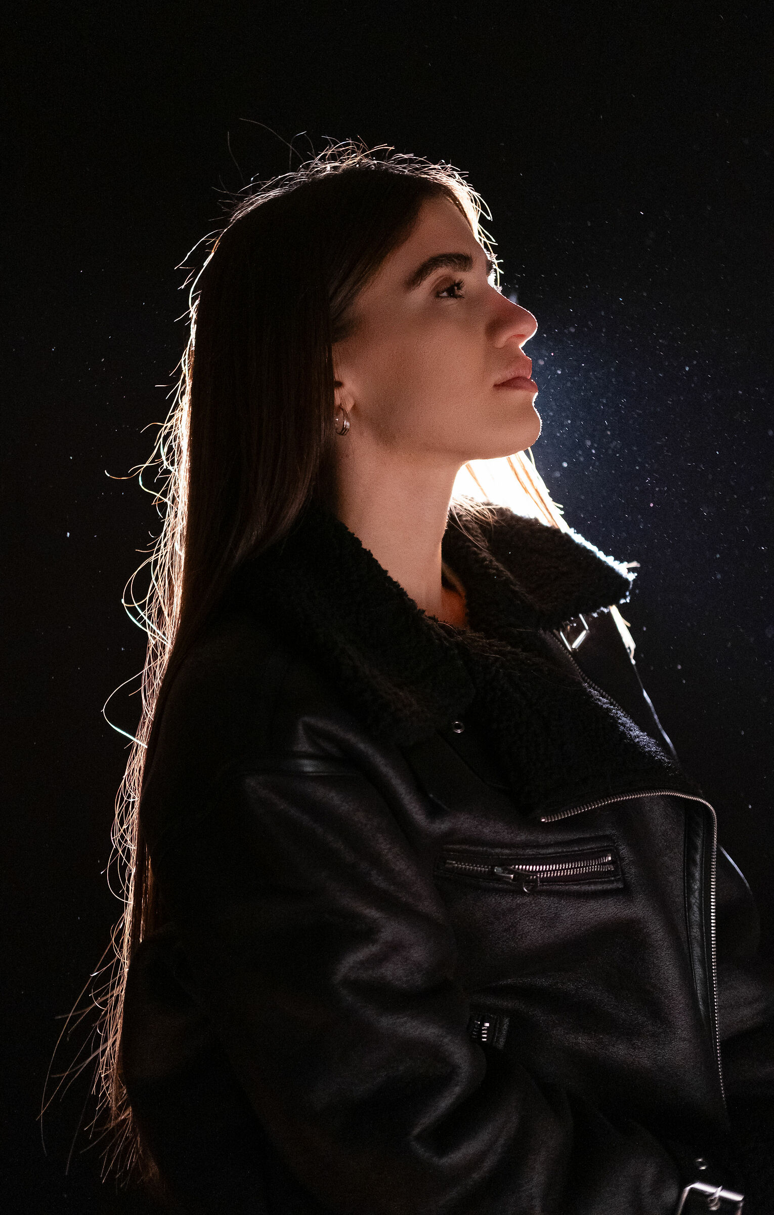 Backlight with crosshairs