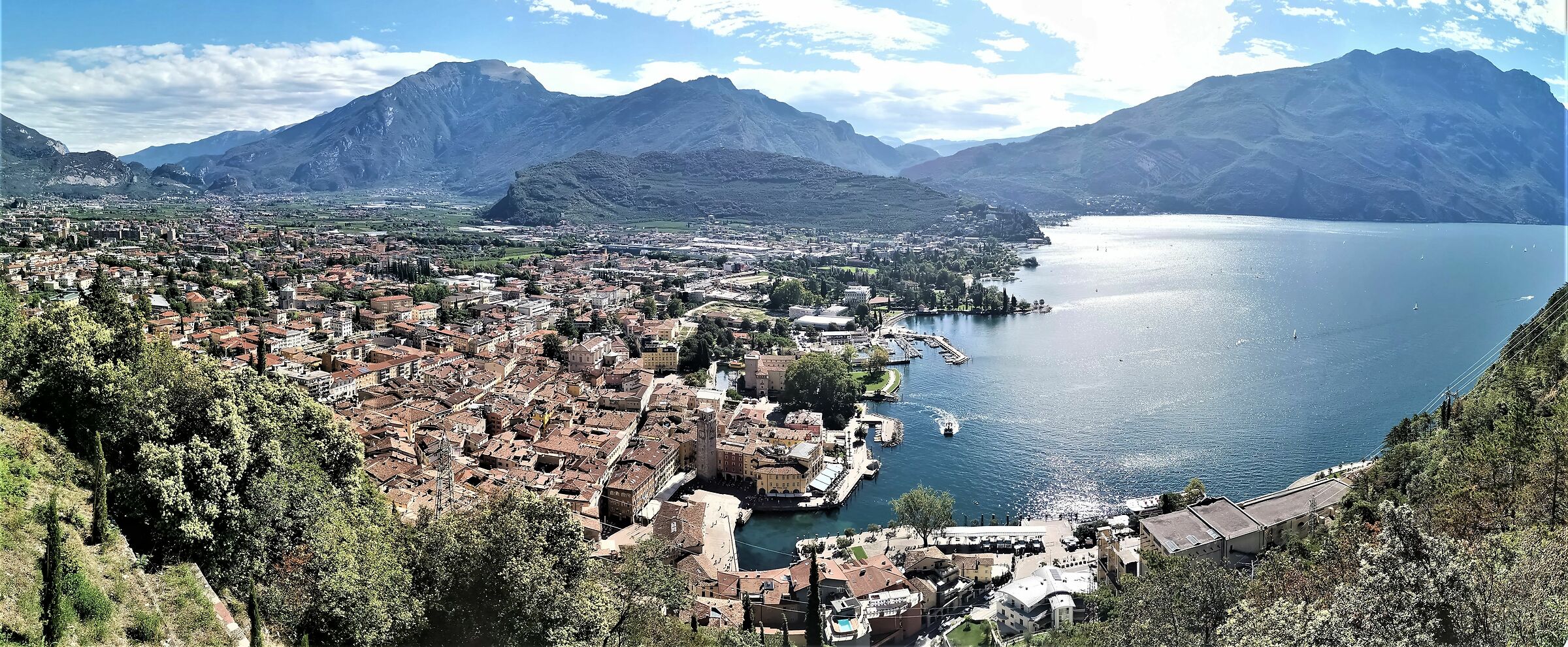 The magical basin of Riva del Garda