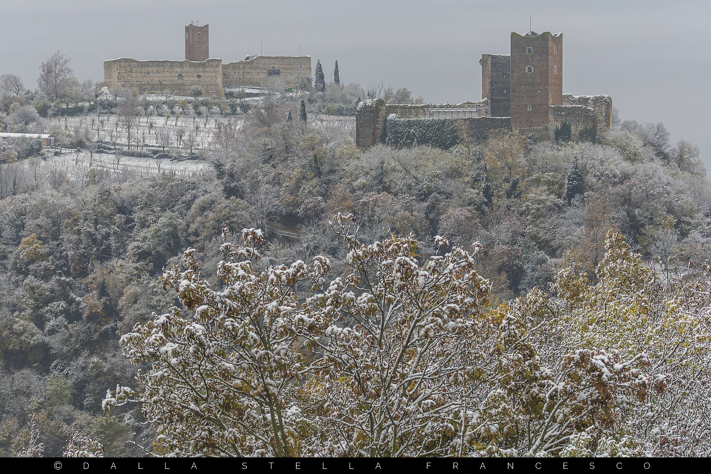 The first snow at low altitudes